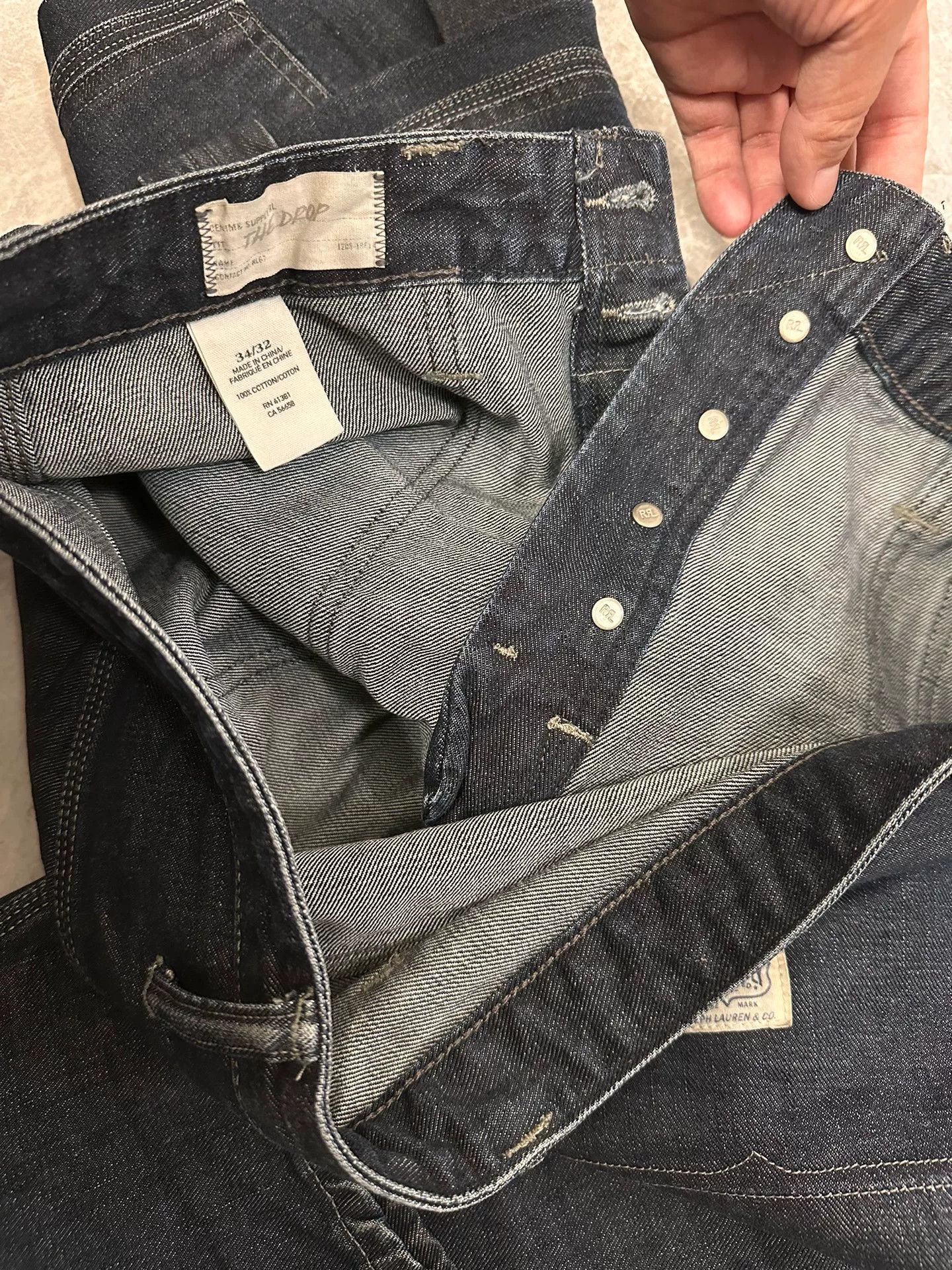 RRL Ralph Lauren Ralph Lauren Railroad Worker Jeans Size US 30 / EU 46 - 7 Thumbnail