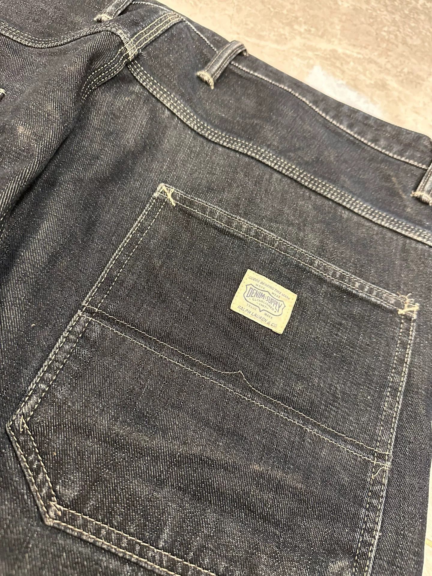 RRL Ralph Lauren Ralph Lauren Railroad Worker Jeans Size US 30 / EU 46 - 6 Thumbnail