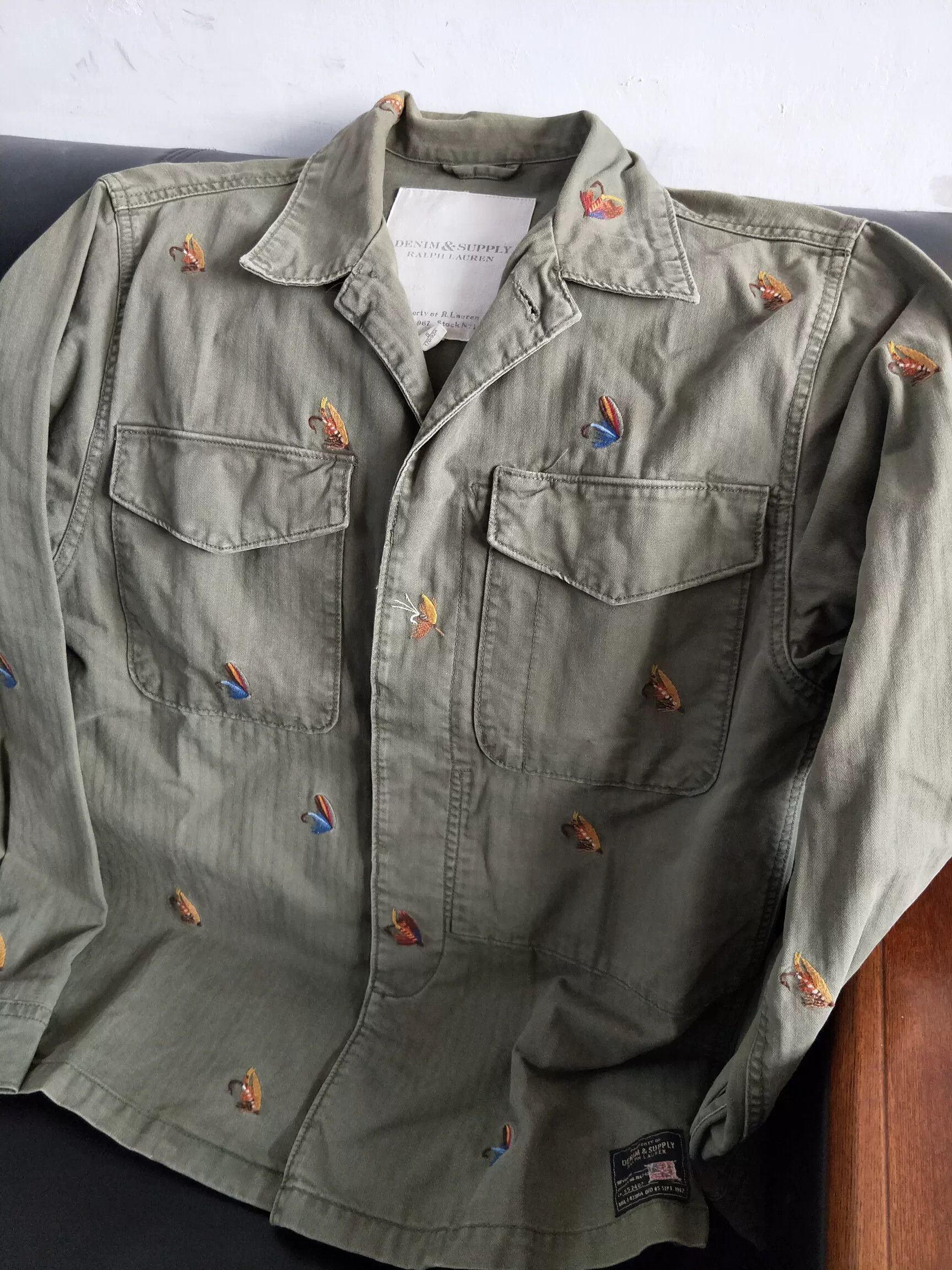 RRL Ralph Lauren RRL M43 Military Green Jacket Size US M / EU 48-50 / 2 - 2 Thumbnail
