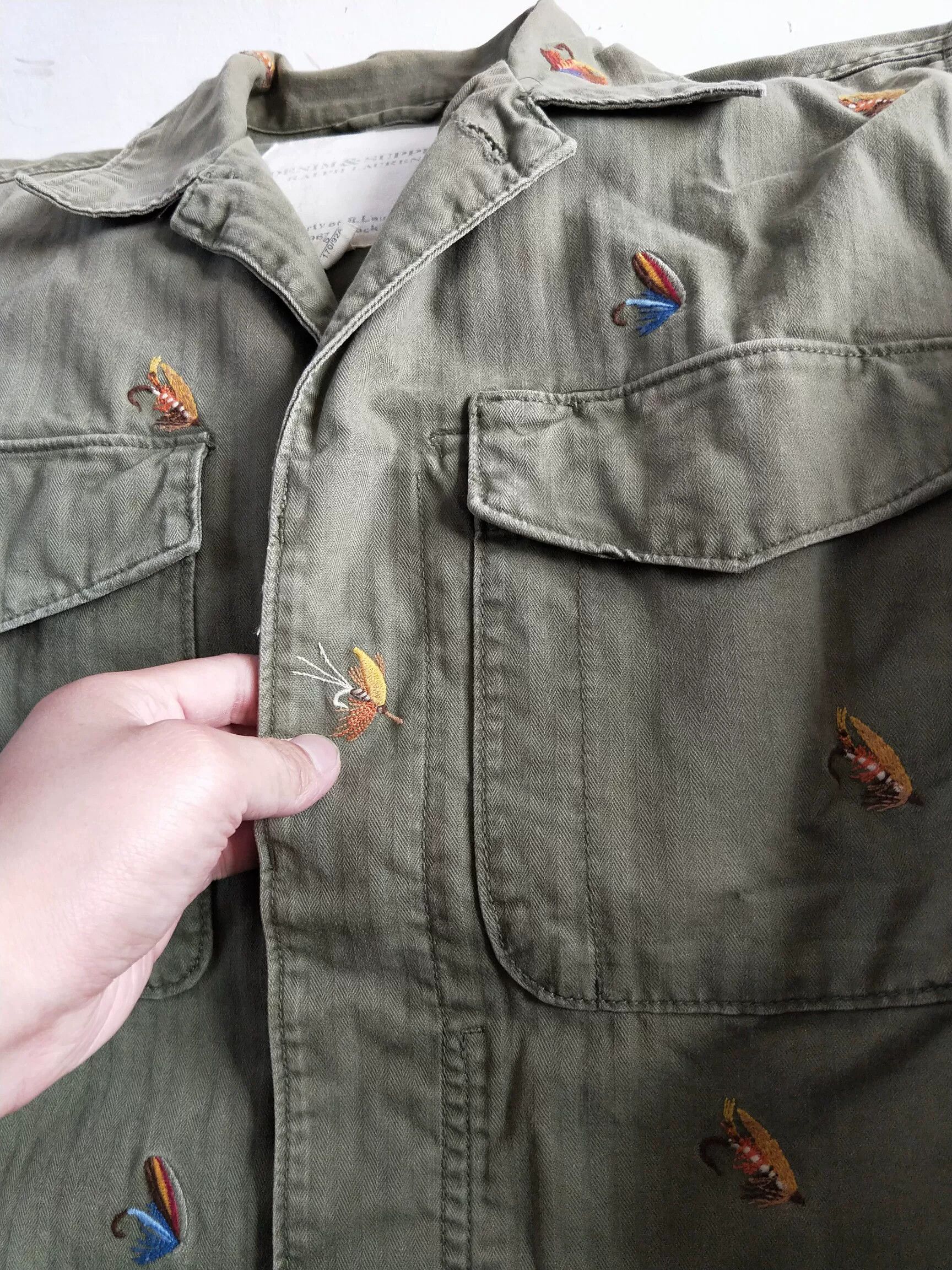 RRL Ralph Lauren RRL M43 Military Green Jacket Size US M / EU 48-50 / 2 - 3 Thumbnail