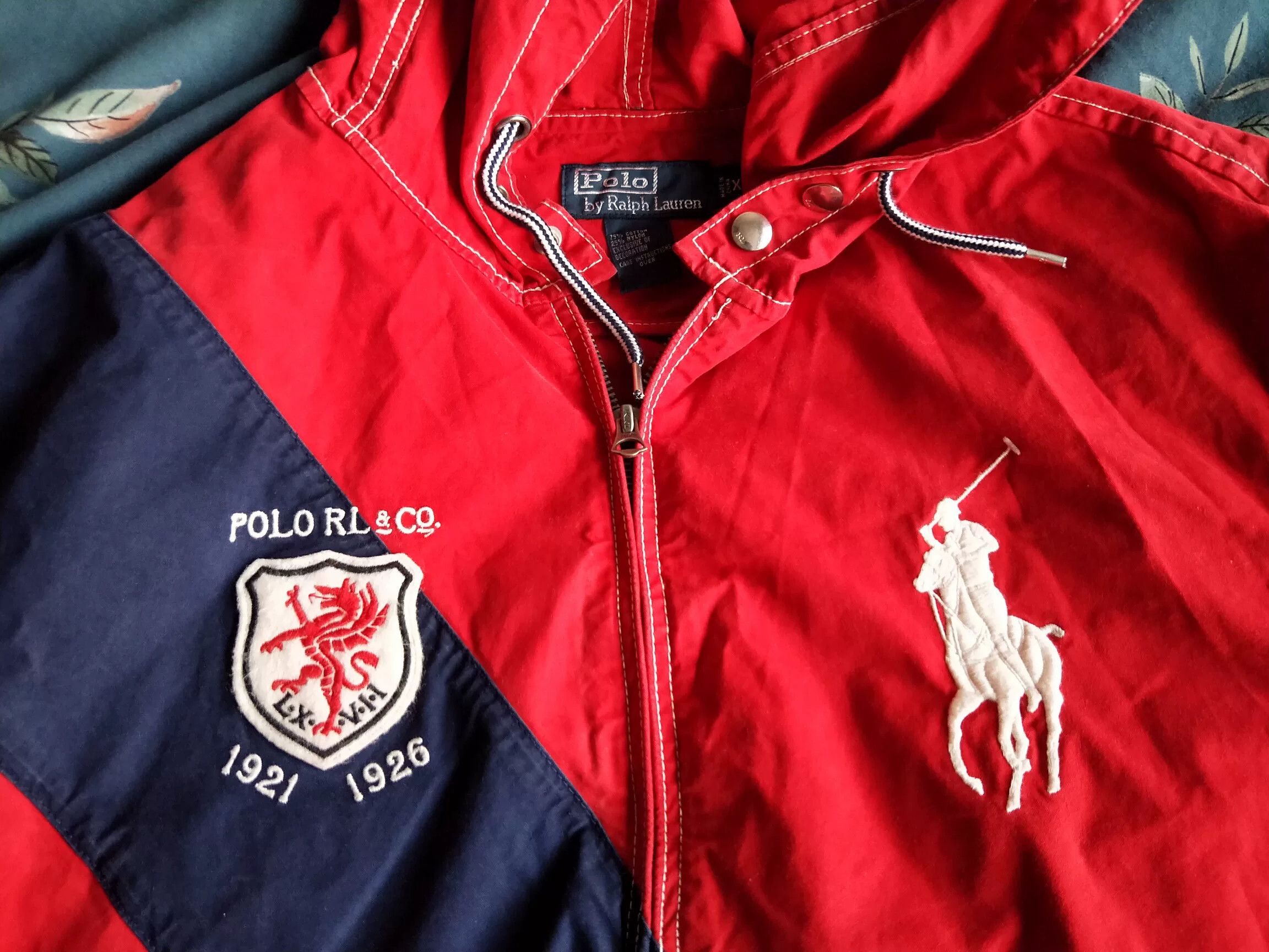 RRL Ralph Lauren RRL Ralph Lauren Hooded Windbreaker Jacket Size US XL / EU 56 / 4 - 8 Thumbnail