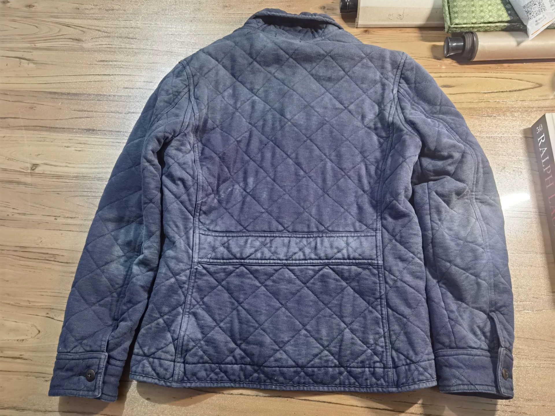 RRL Ralph Lauren RRL Ralph Lauren Blue Dyed Collar Jacket Size US M / EU 48-50 / 2 - 7 Thumbnail