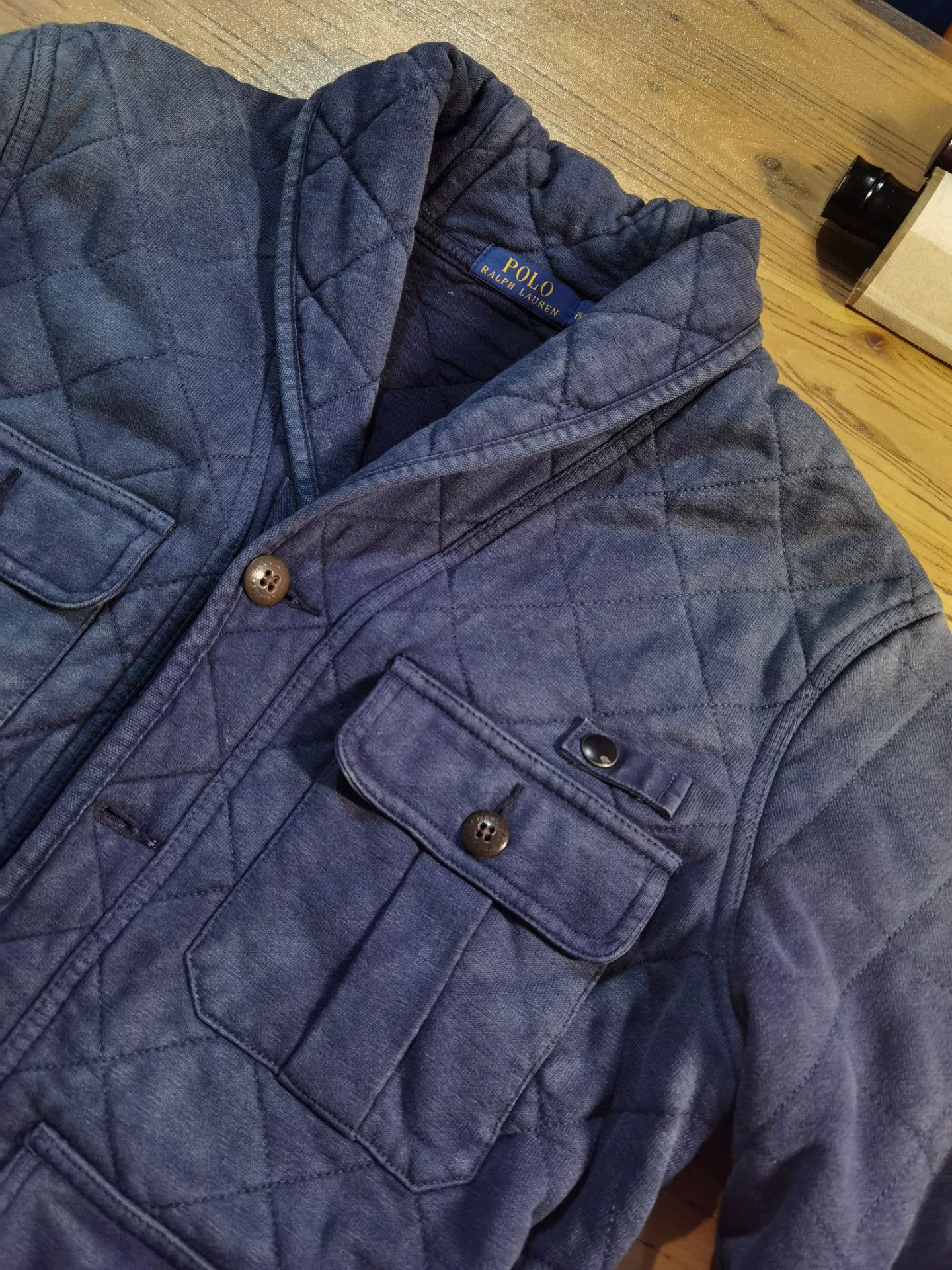 RRL Ralph Lauren RRL Ralph Lauren Blue Dyed Collar Jacket Size US M / EU 48-50 / 2 - 4 Thumbnail