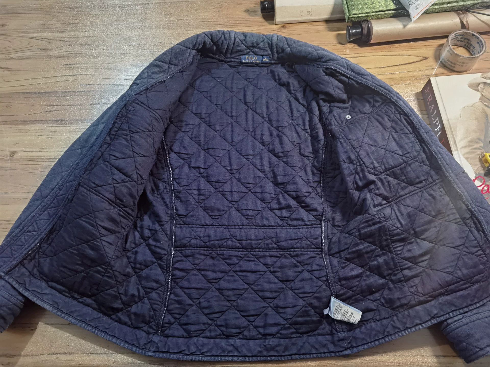 RRL Ralph Lauren RRL Ralph Lauren Blue Dyed Collar Jacket Size US M / EU 48-50 / 2 - 9 Thumbnail