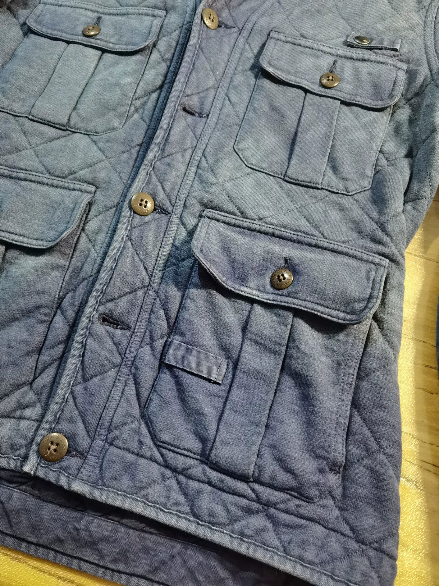 RRL Ralph Lauren RRL Ralph Lauren Blue Dyed Collar Jacket Size US M / EU 48-50 / 2 - 2 Thumbnail