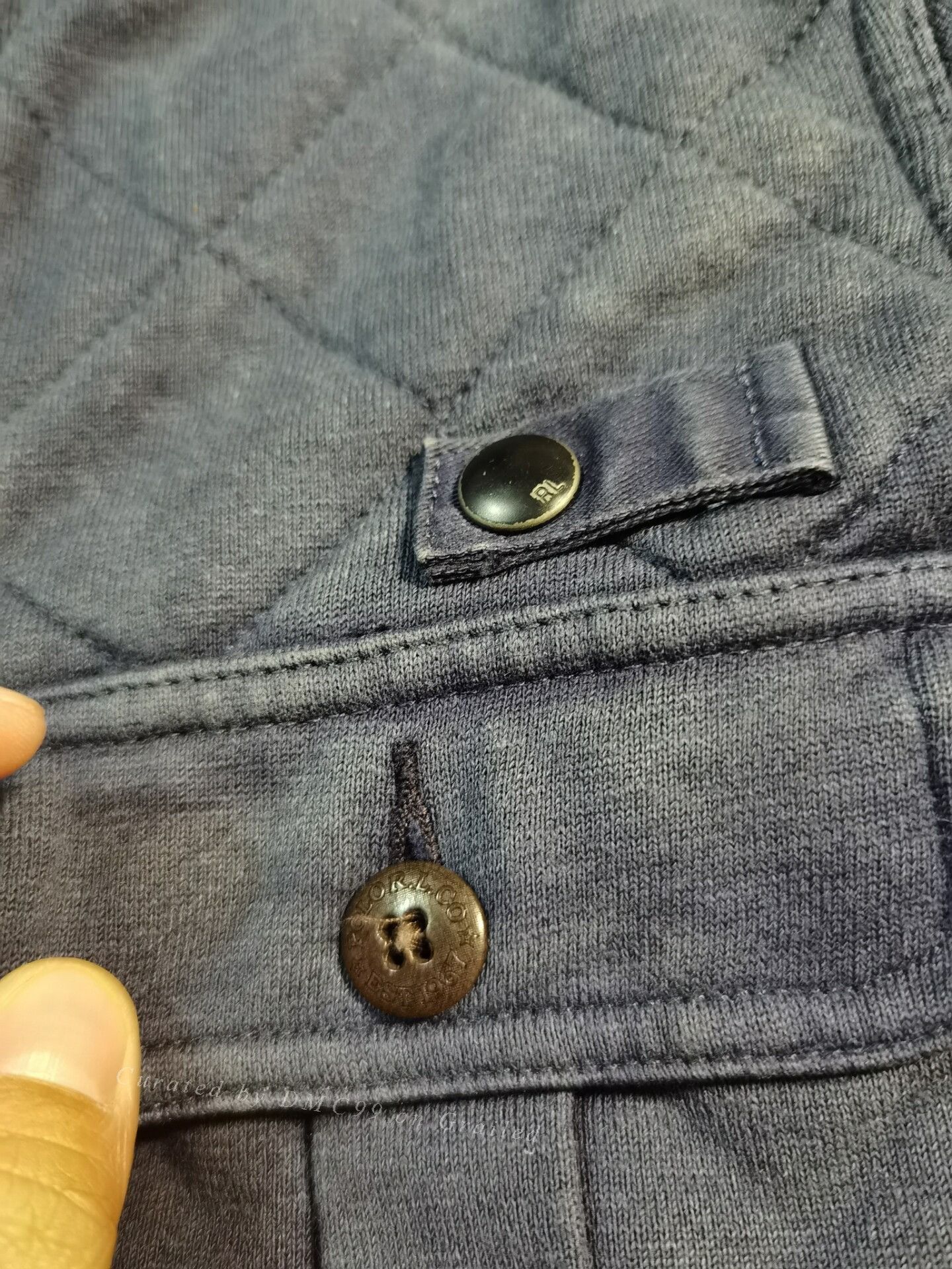 RRL Ralph Lauren RRL Ralph Lauren Blue Dyed Collar Jacket Size US M / EU 48-50 / 2 - 3 Thumbnail