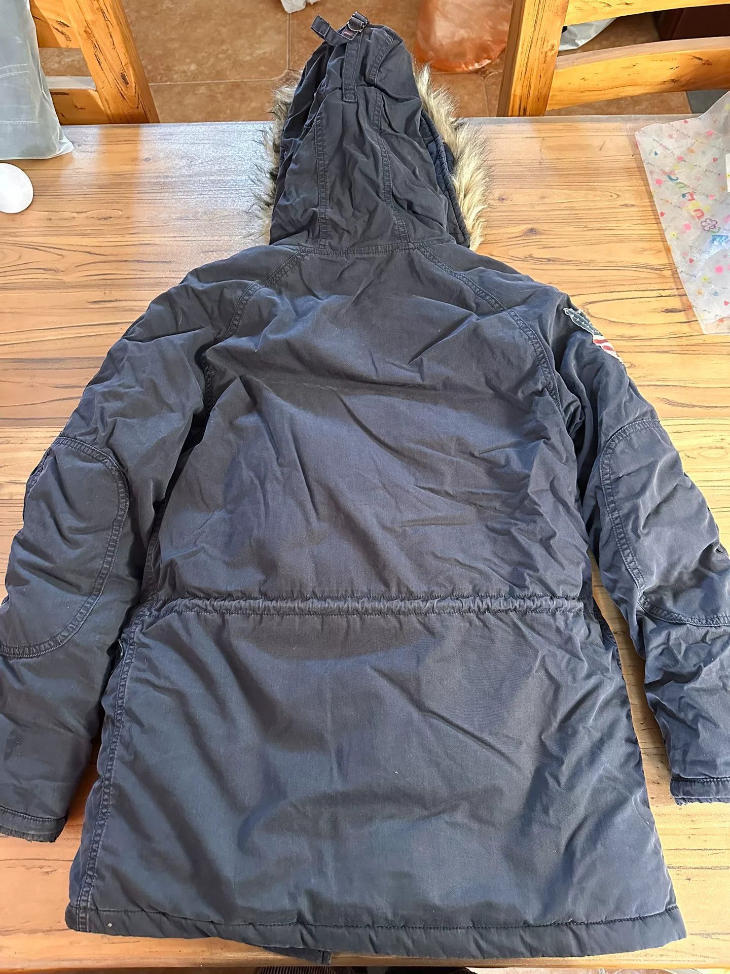 RRL Ralph Lauren Vintage RRL n3B Carbon Black Down Jacket Size US M / EU 48-50 / 2 - 5 Thumbnail