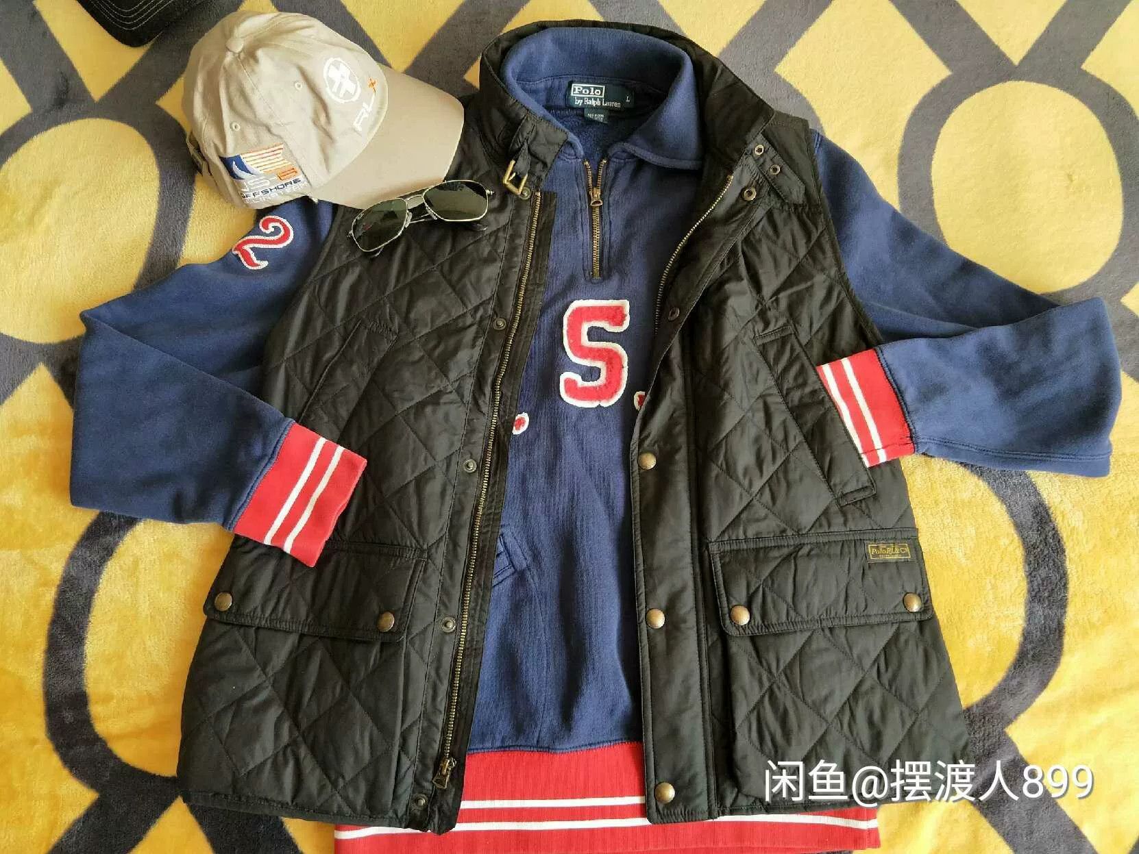 RRL Ralph Lauren Ralph Lauren Vintage Blue Half-Zip Hoodie Size US L / EU 52-54 / 3 - 9 Thumbnail