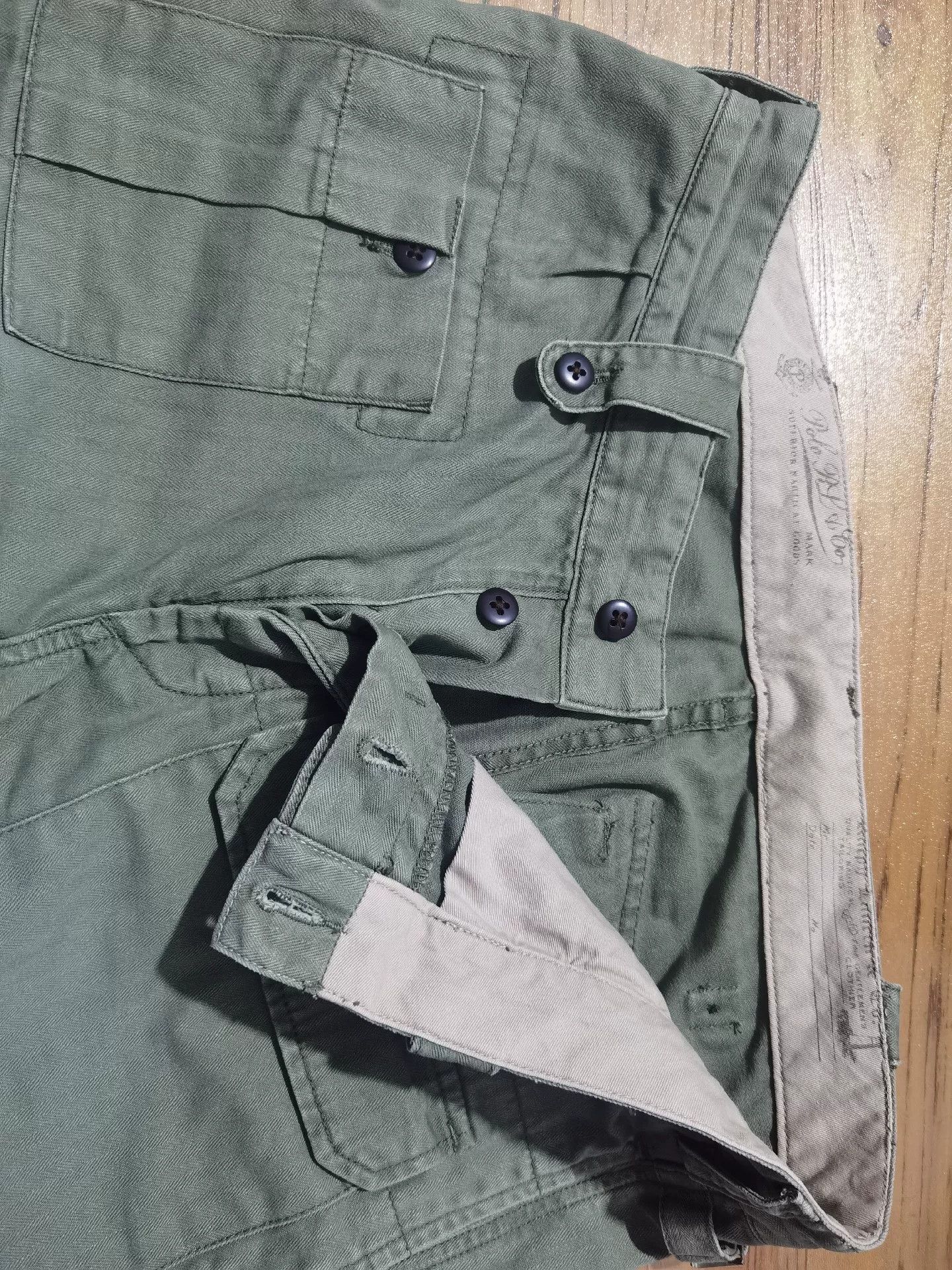 RRL Ralph Lauren Vintage Ralph Lauren Military Cargo Pants Size US 30 / EU 46 - 7 Thumbnail