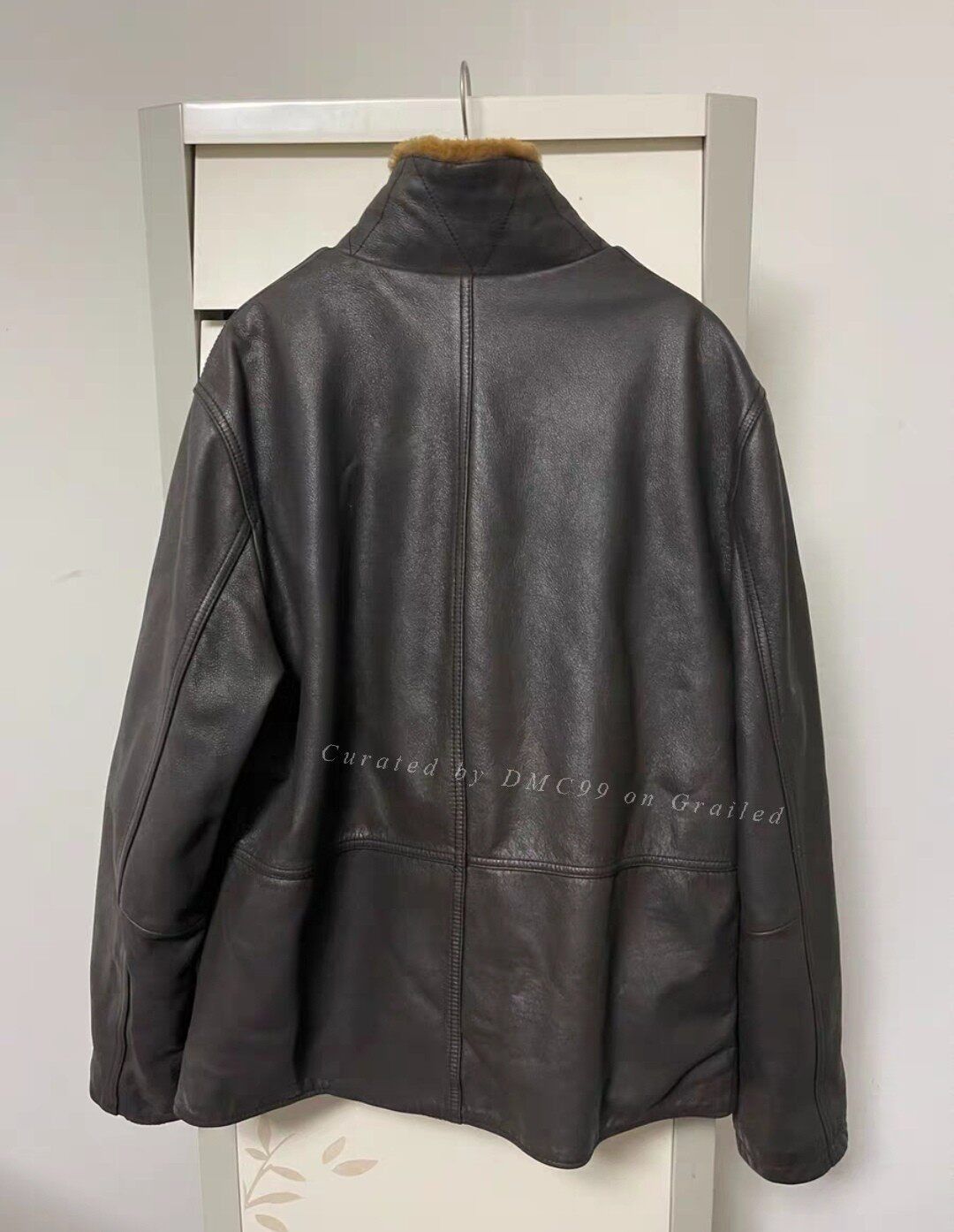 RRL Ralph Lauren RRL N1 Leather Jacket Shearling Collar Size US M / EU 48-50 / 2 - 3 Thumbnail