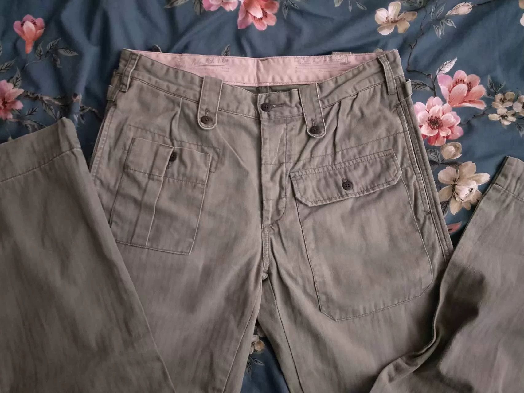 RRL Ralph Lauren Vintage Ralph Lauren Olive Cargo Pants Size US 30 / EU 46 - 5 Thumbnail