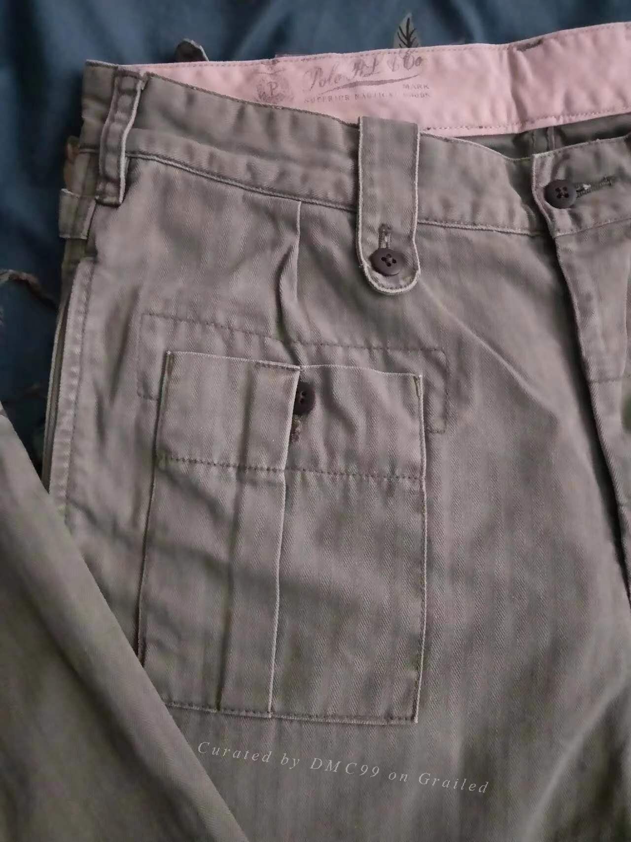 RRL Ralph Lauren Vintage Ralph Lauren Olive Cargo Pants Size US 30 / EU 46 - 6 Thumbnail
