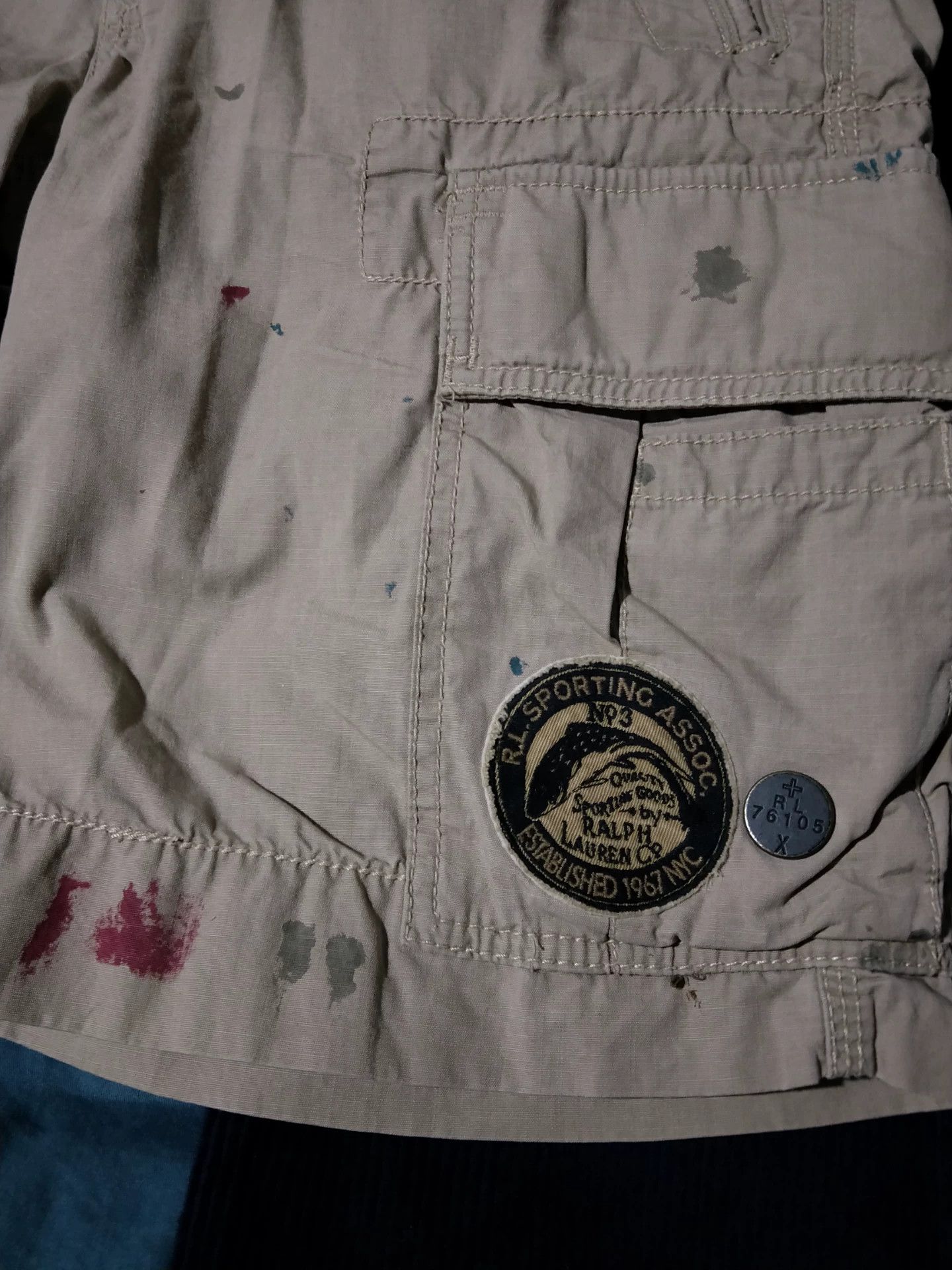 RRL Ralph Lauren Ralph Lauren Vintage Distressed Hunting Fishing Shorts Size US 30 / EU 46 - 2 Thumbnail