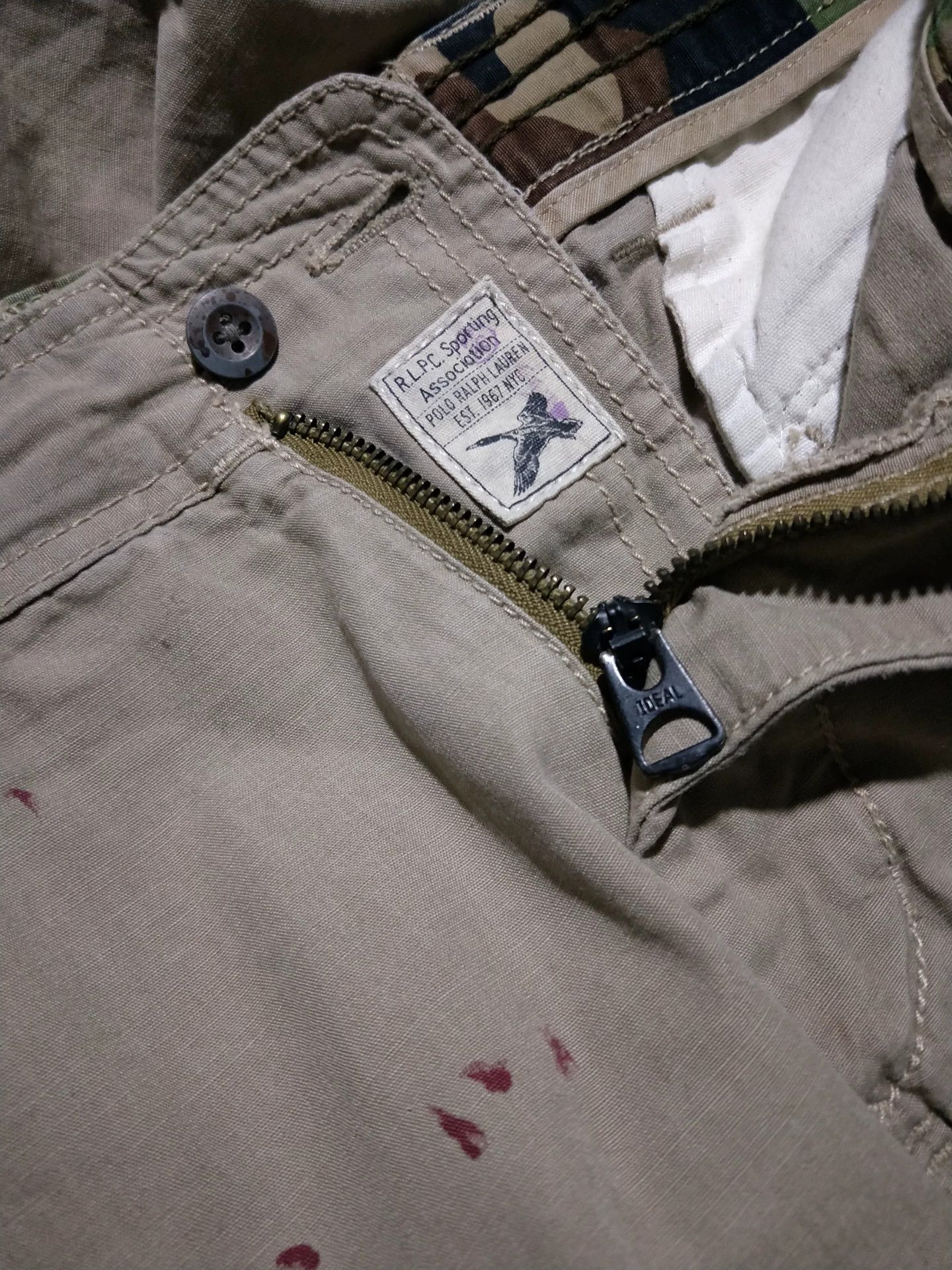 RRL Ralph Lauren Ralph Lauren Vintage Distressed Hunting Fishing Shorts Size US 30 / EU 46 - 10 Thumbnail