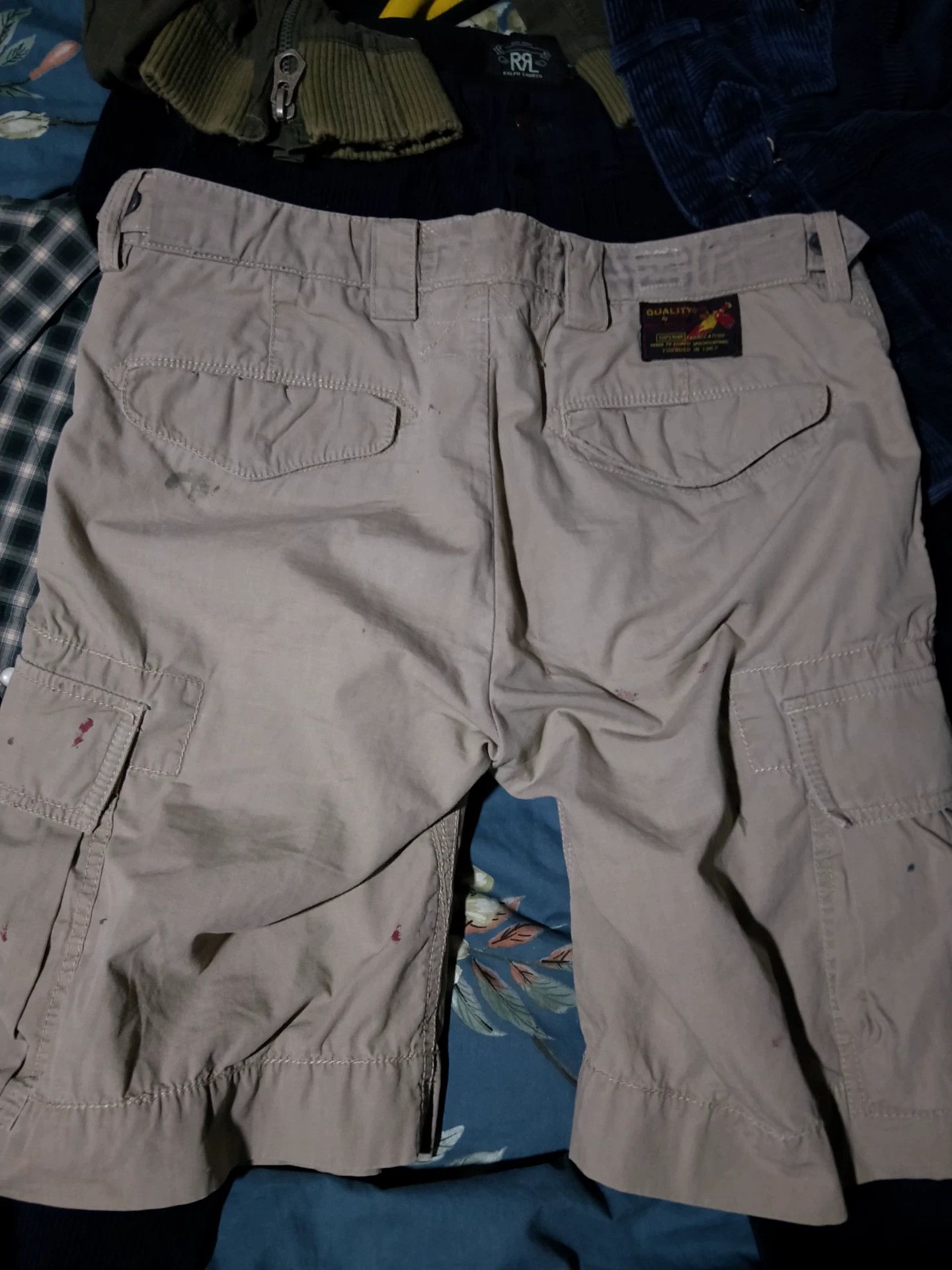 RRL Ralph Lauren Ralph Lauren Vintage Distressed Hunting Fishing Shorts Size US 30 / EU 46 - 8 Thumbnail