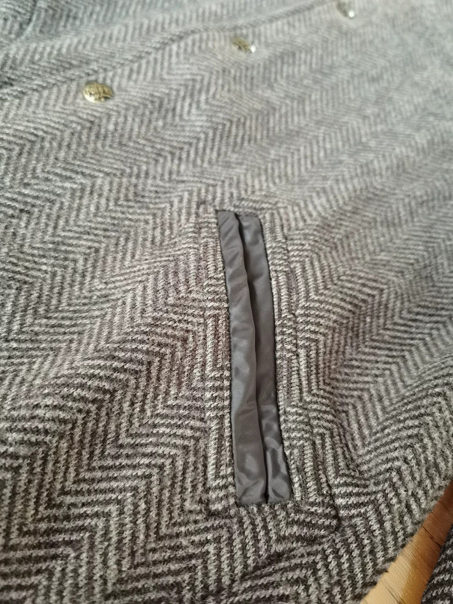 RRL Ralph Lauren Ralph Lauren RRL Herringbone Wool Baseball Jacket Size US M / EU 48-50 / 2 - 4 Thumbnail