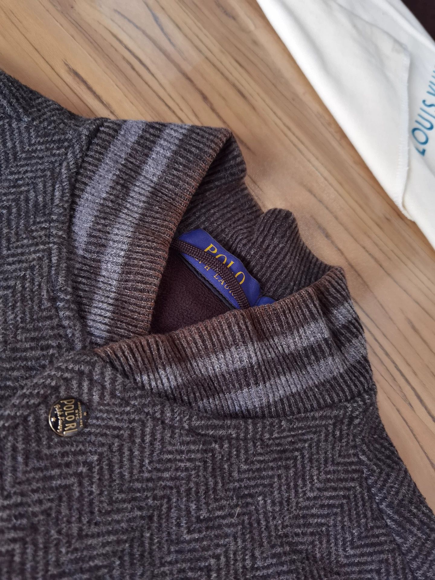 RRL Ralph Lauren Ralph Lauren RRL Herringbone Wool Baseball Jacket Size US M / EU 48-50 / 2 - 7 Thumbnail