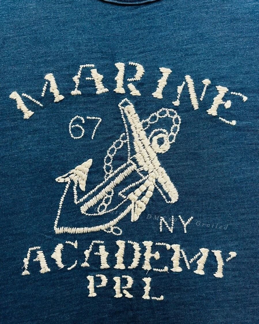 RRL Ralph Lauren RRL Ralph Lauren Vintage Anchor Embroidered Tee Size US M / EU 48-50 / 2 - 2 Thumbnail