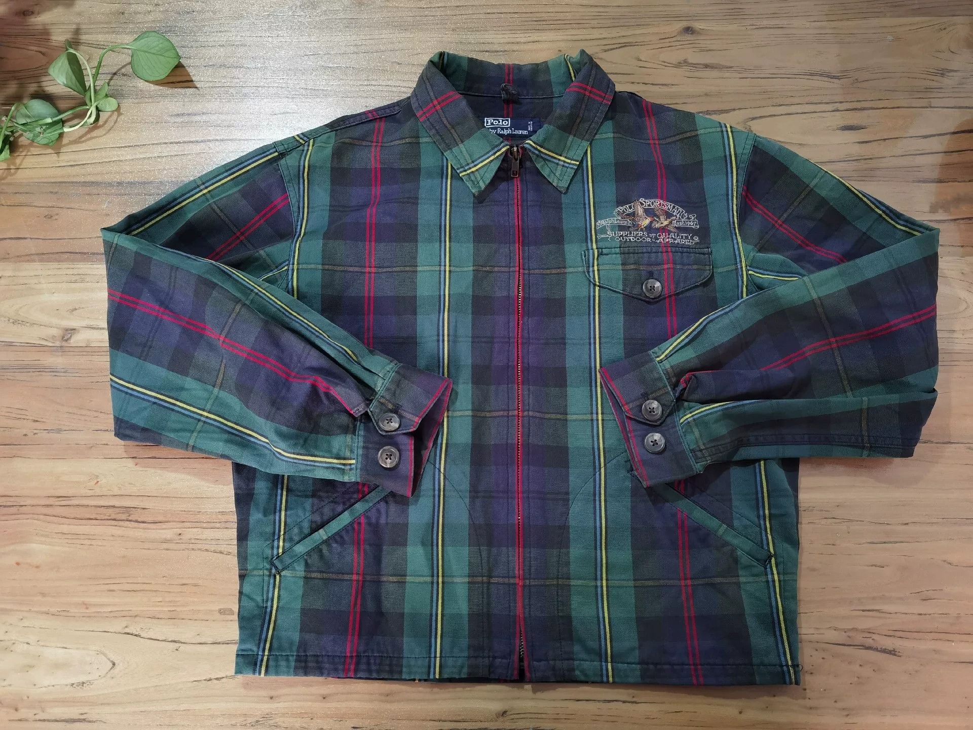 RRL Ralph Lauren RRL Ralph Lauren Vintage Plaid Hunting Jacket Size US M / EU 48-50 / 2 - 2 Thumbnail