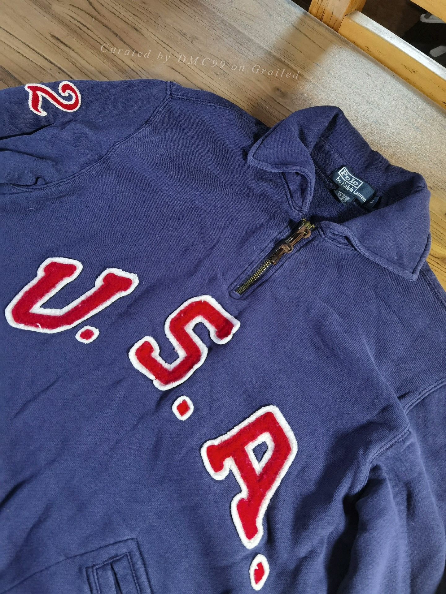 RRL Ralph Lauren RRL Ralph Lauren Half-Zip Sweatshirt Jacket Size US M / EU 48-50 / 2 - 3 Thumbnail