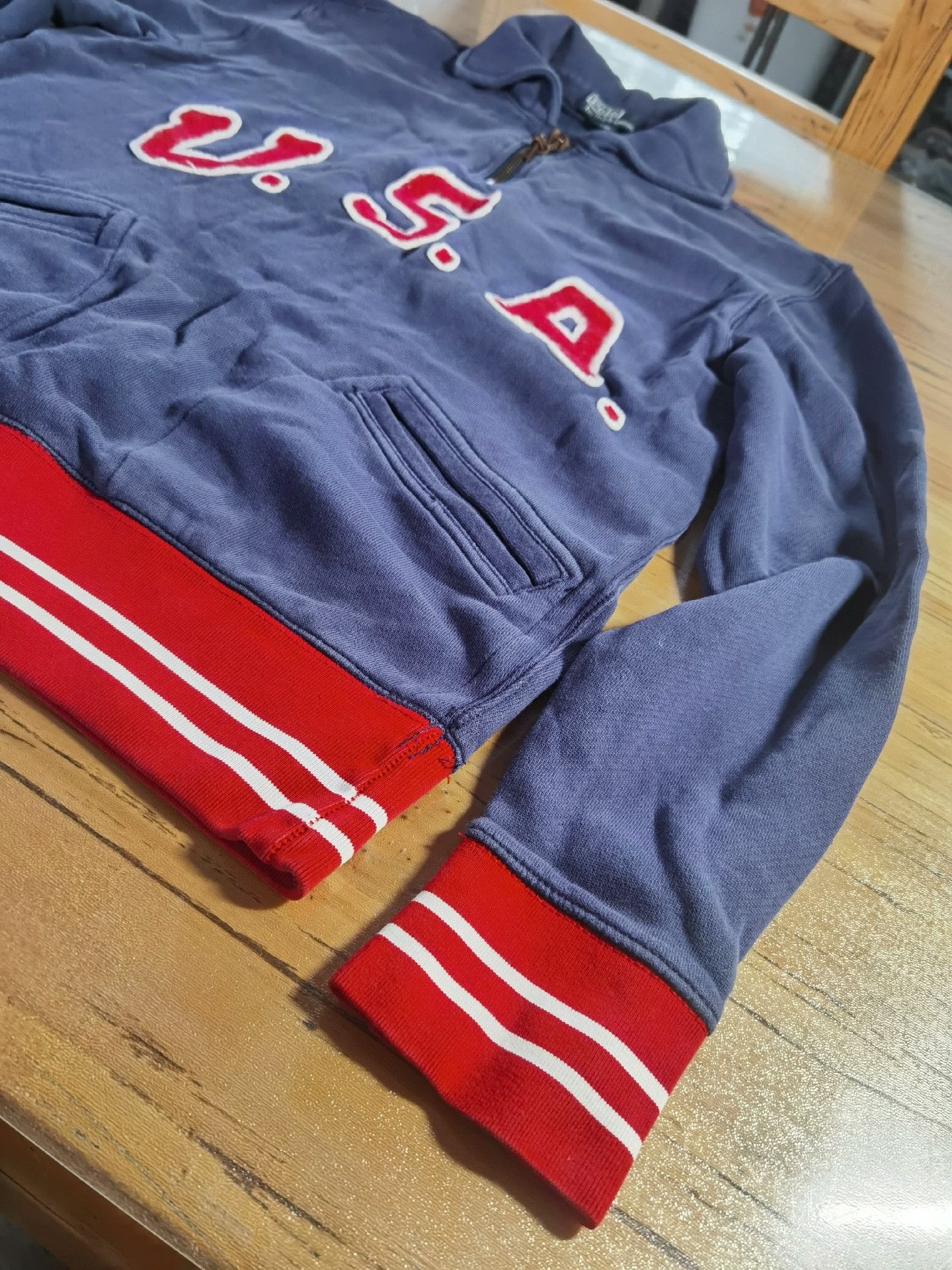 RRL Ralph Lauren RRL Ralph Lauren Half-Zip Sweatshirt Jacket Size US M / EU 48-50 / 2 - 4 Thumbnail