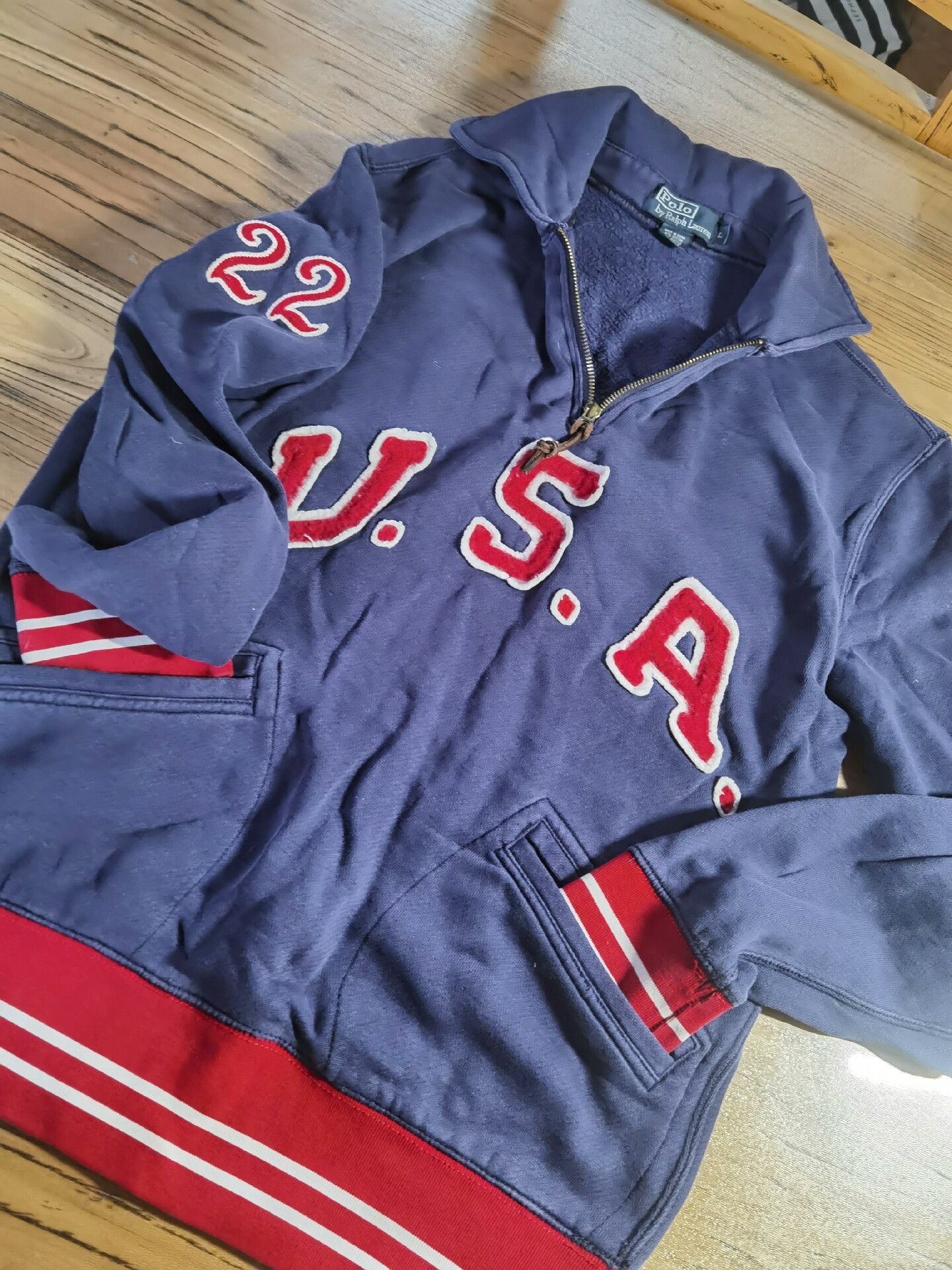 RRL Ralph Lauren RRL Ralph Lauren Half-Zip Sweatshirt Jacket Size US M / EU 48-50 / 2 - 7 Thumbnail