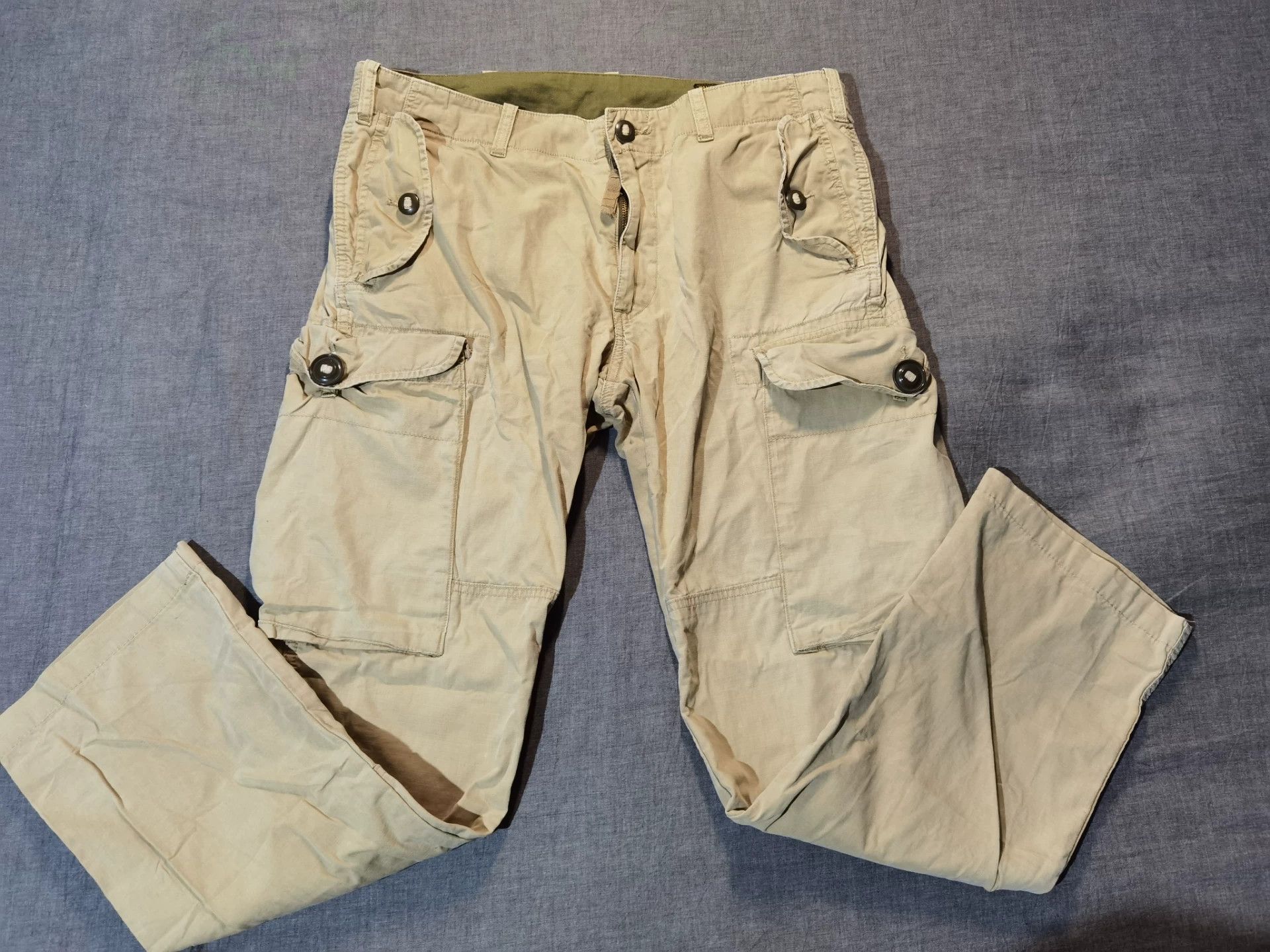 RRL Ralph Lauren Ralph Lauren Cargo Hunting Work Pants Size US 30 / EU 46 - 3 Thumbnail