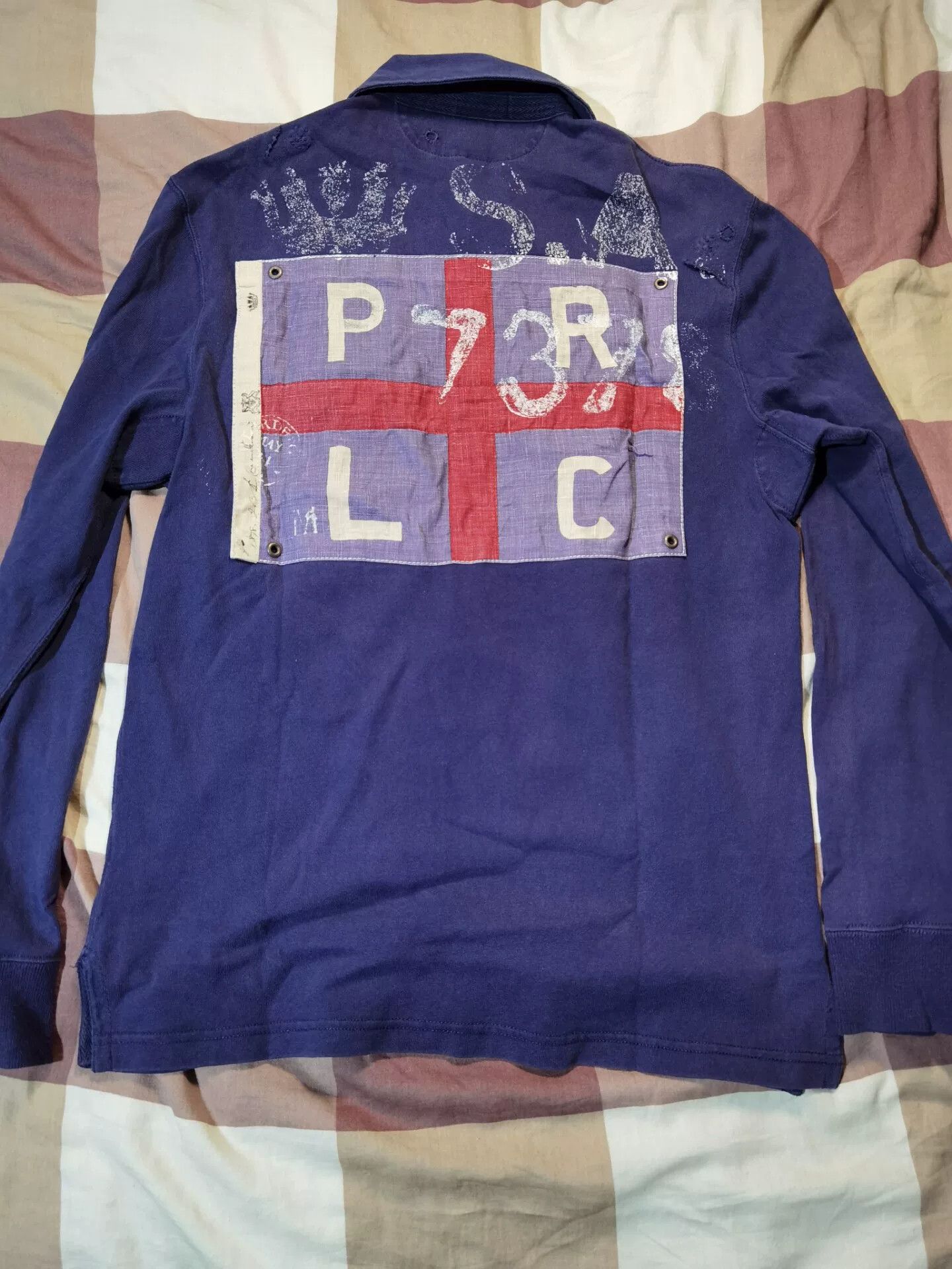 RRL Ralph Lauren Ralph Lauren Distressed Nautical Jacket Size US M / EU 48-50 / 2 - 8 Thumbnail
