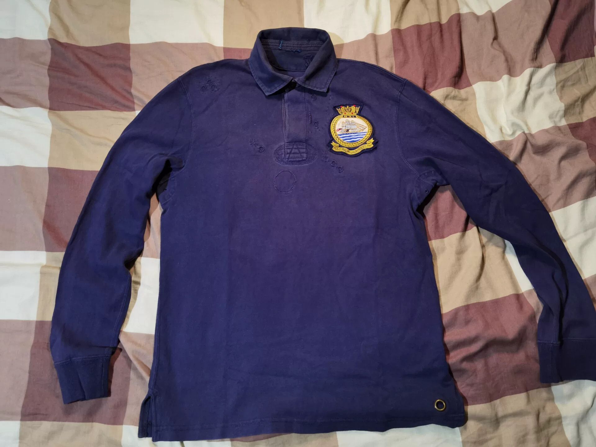 RRL Ralph Lauren Ralph Lauren Distressed Nautical Jacket Size US M / EU 48-50 / 2 - 6 Thumbnail