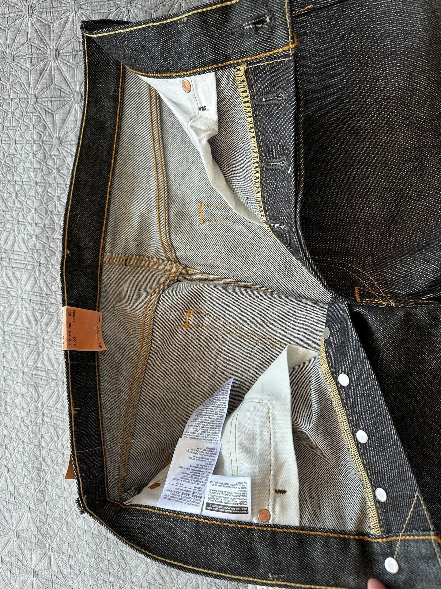 Levi's Levi's 501 Raw Denim Jeans Size US 34 / EU 50 - 9 Thumbnail