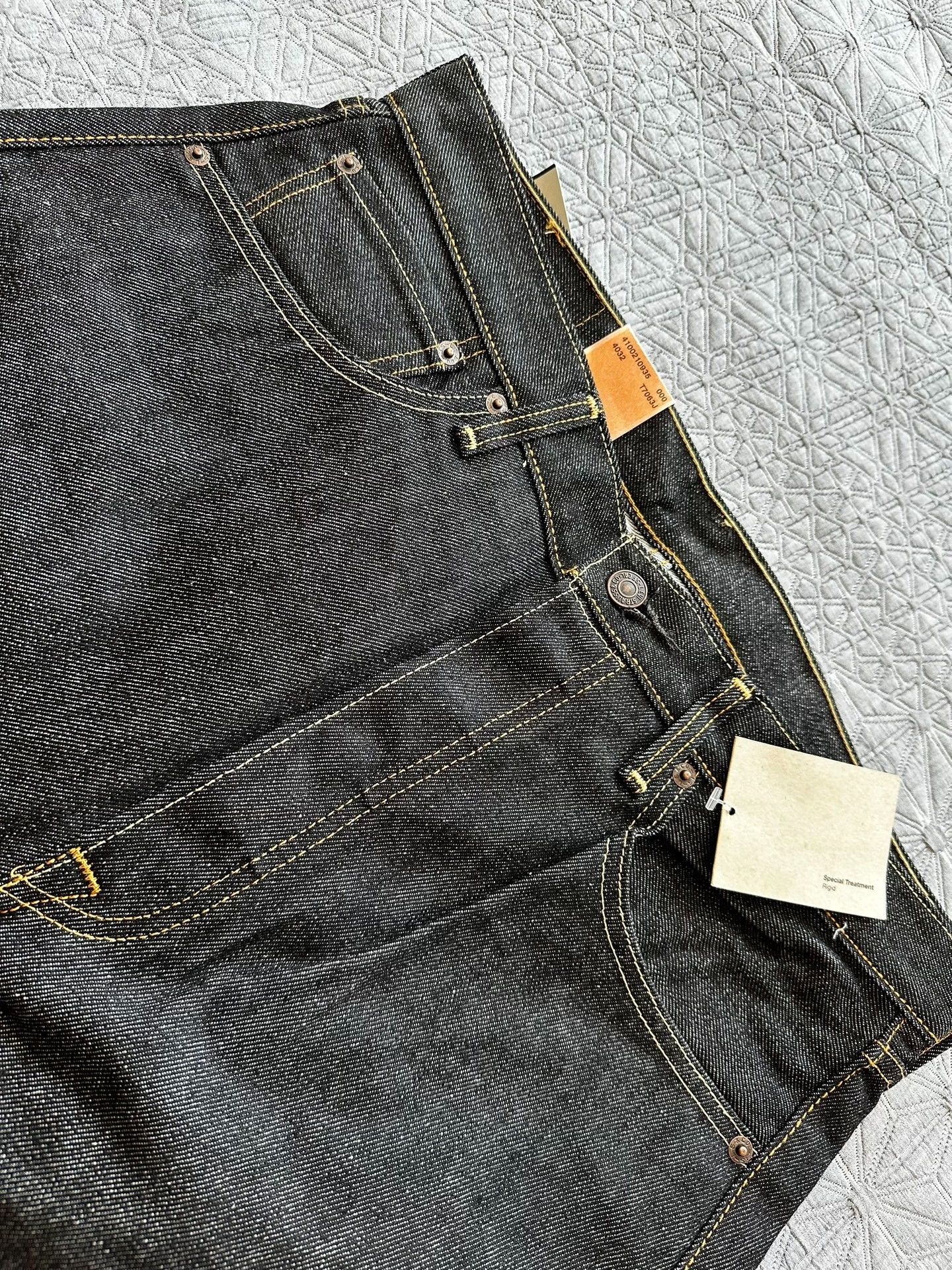 Levi's Levi's 501 Raw Denim Jeans Size US 34 / EU 50 - 3 Thumbnail