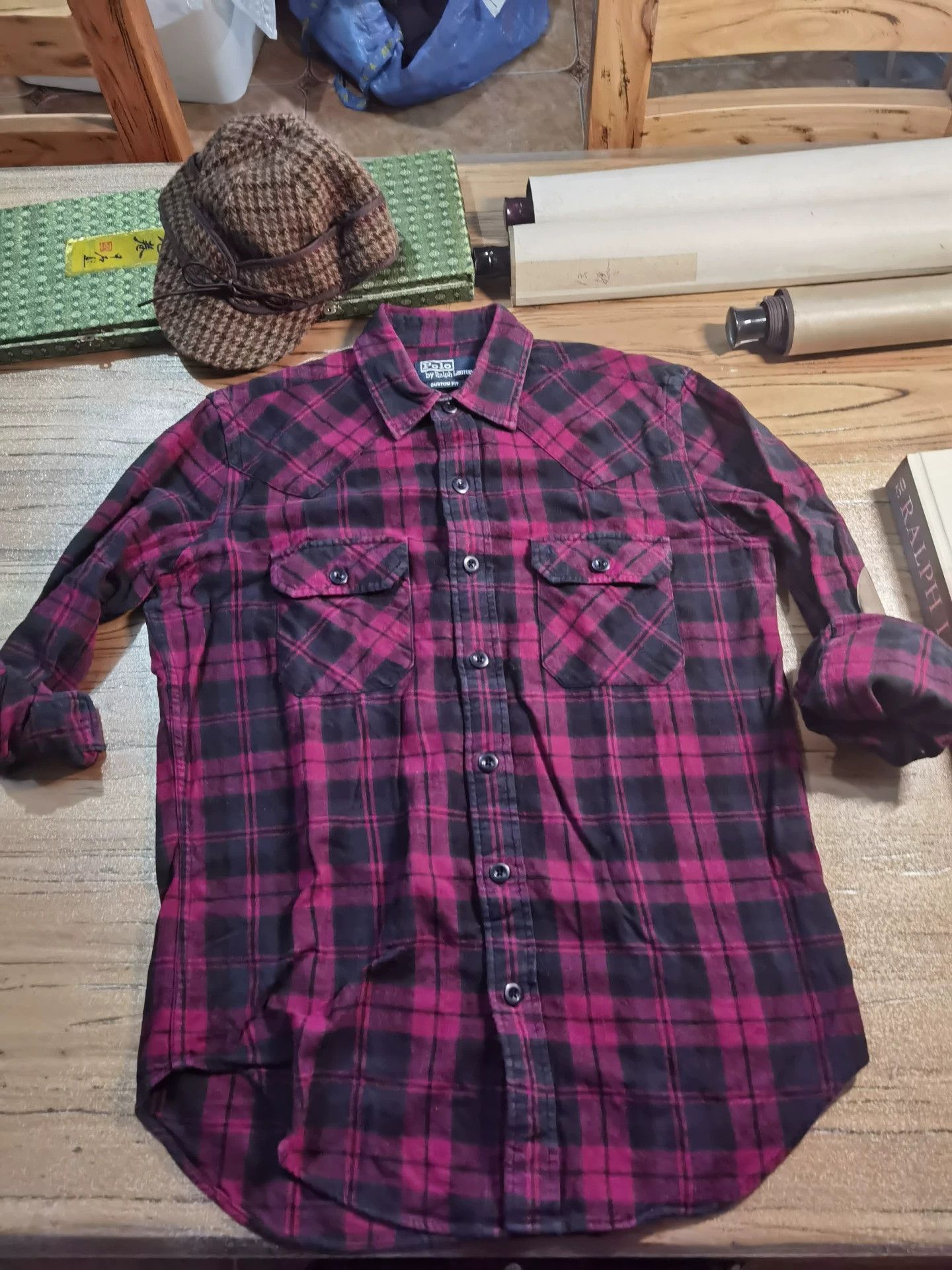 RRL Ralph Lauren Ralph Lauren Plaid Hunting Shirt Size US M / EU 48-50 / 2 - 7 Thumbnail