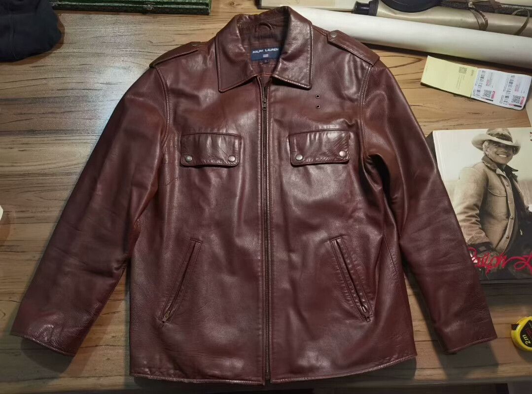 RRL Ralph Lauren RRL Ralph Lauren Lambskin Motorcycle Jacket Size US M / EU 48-50 / 2 - 2 Thumbnail