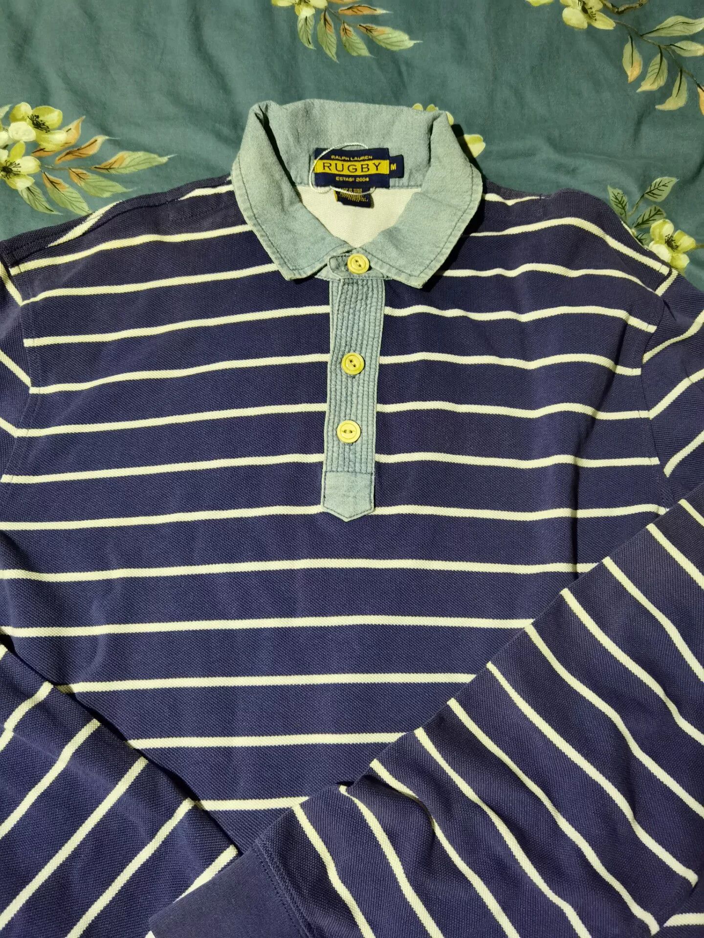 Rugby Ralph Lauren Ralph Lauren Rugby Vintage Striped Long Sleeve Size US M / EU 48-50 / 2 - 7 Thumbnail