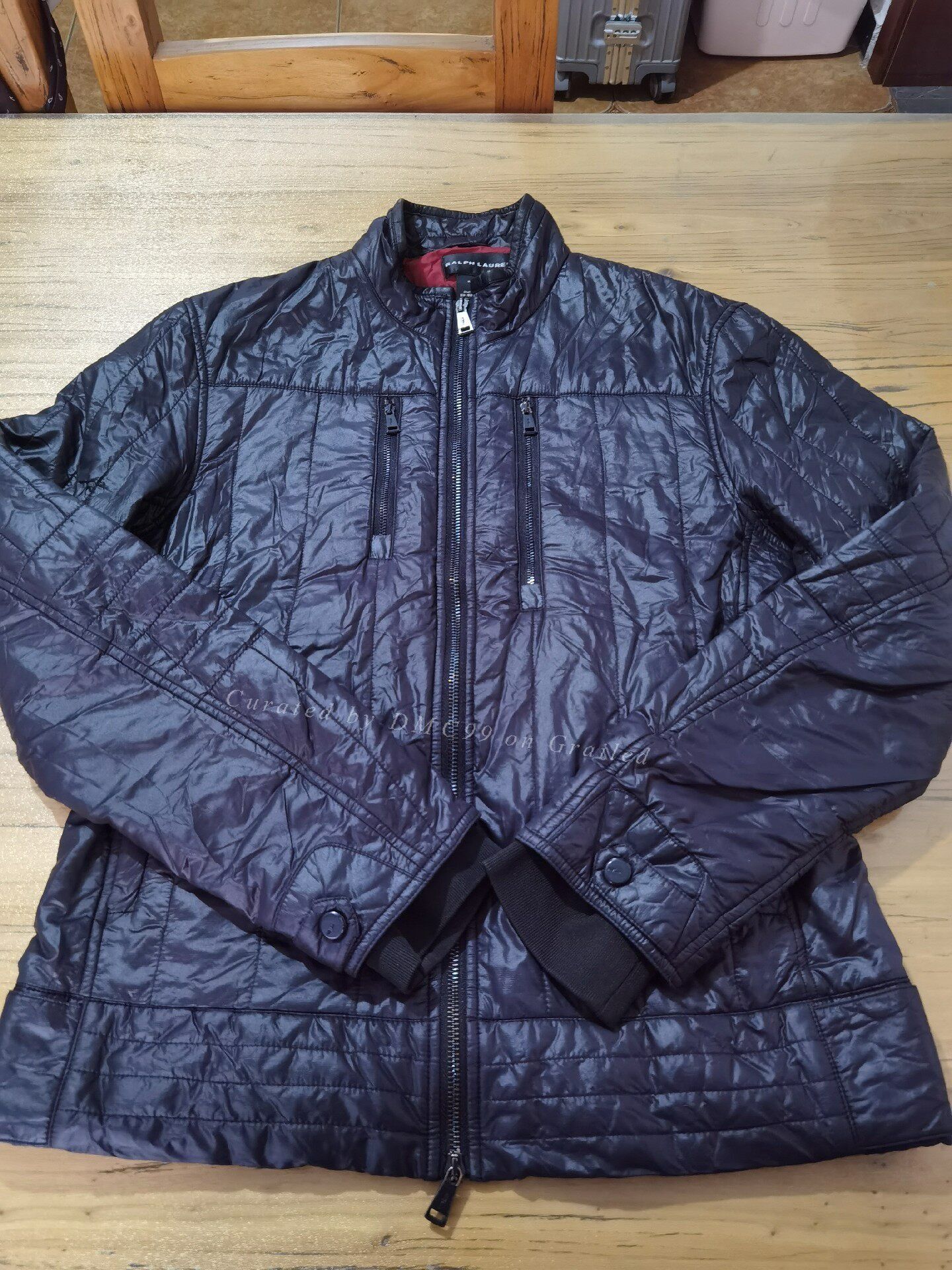 Ralph Lauren Black Label Polo Ralph Lauren Black Label Coated Moto Jacket Size US M / EU 48-50 / 2 - 3 Thumbnail