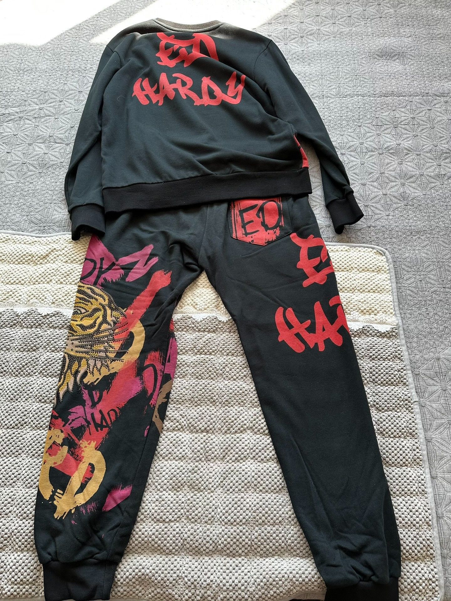 Ed Hardy Ed Hardy Tiger Head Long Sleeve Set Size US M / EU 48-50 / 2 - 4 Thumbnail
