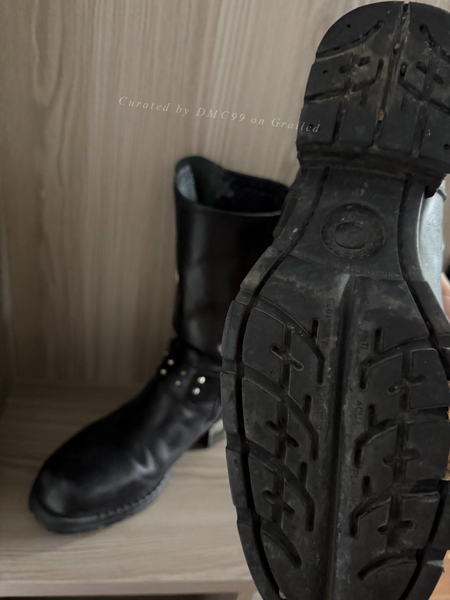New Rock Newrock Skull Cross Motorcycle Buckle Boots Size US 10 / EU 43 - 6 Thumbnail