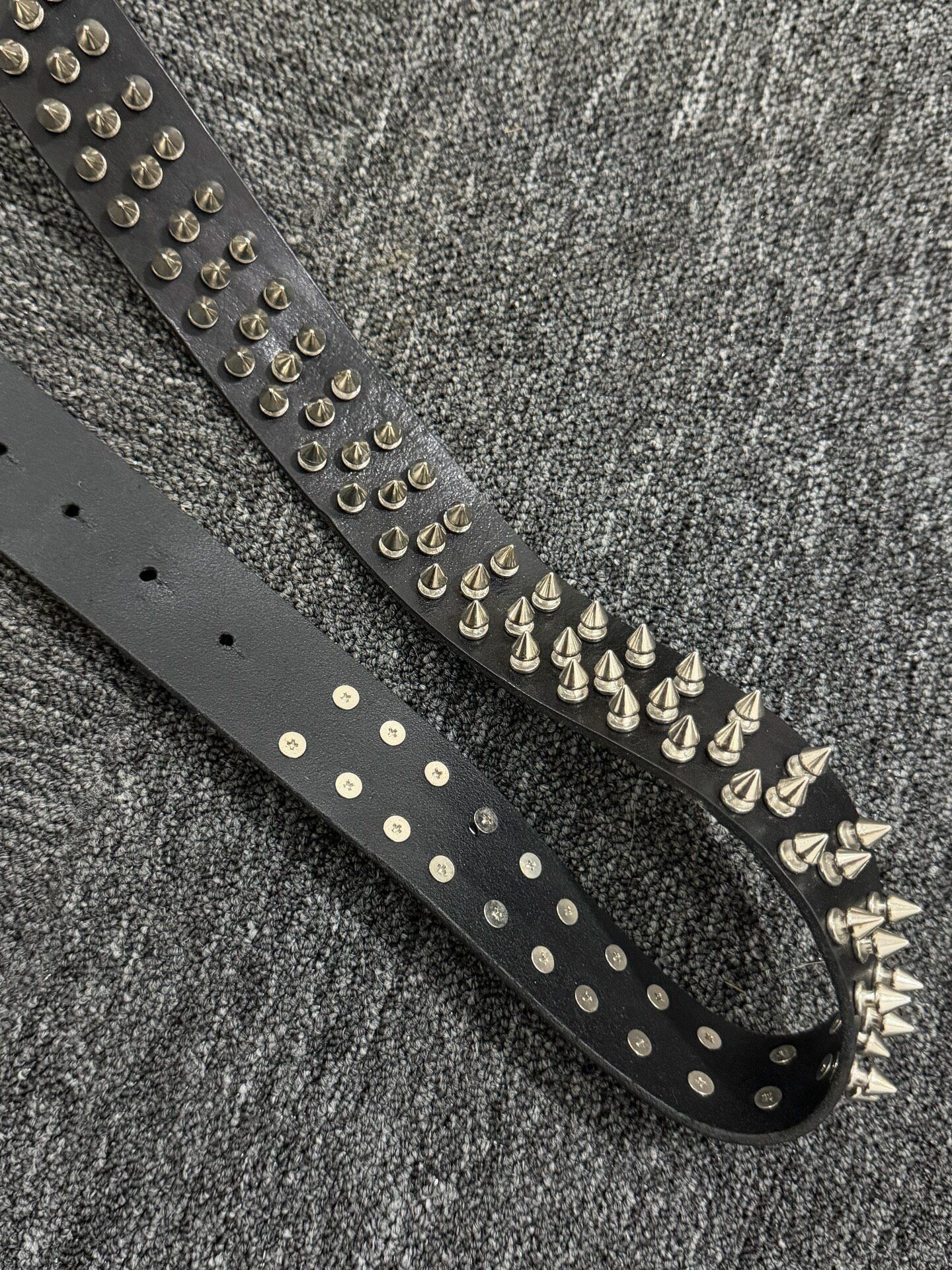 Diesel Diesel 24SS Irregular Rivet Belt Size ONE SIZE - 3 Thumbnail
