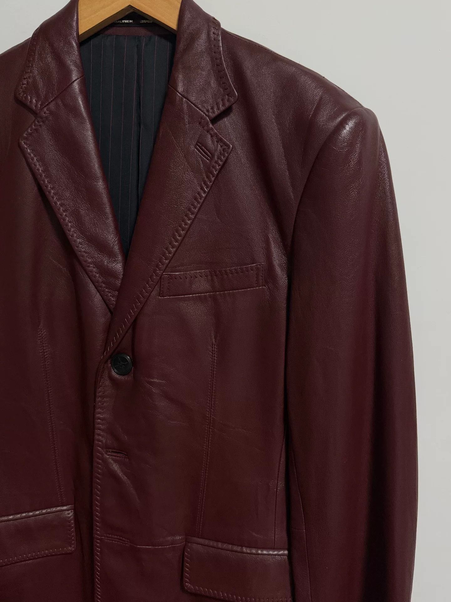 Gaultier Homme Objet Jean Paul Gaultier 90s Leather Suit Size US S / EU 44-46 / 1 - 2 Thumbnail