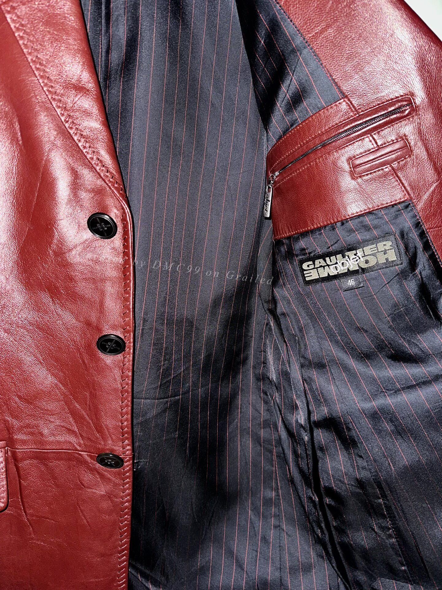 Gaultier Homme Objet Jean Paul Gaultier 90s Leather Suit Size US S / EU 44-46 / 1 - 4 Thumbnail