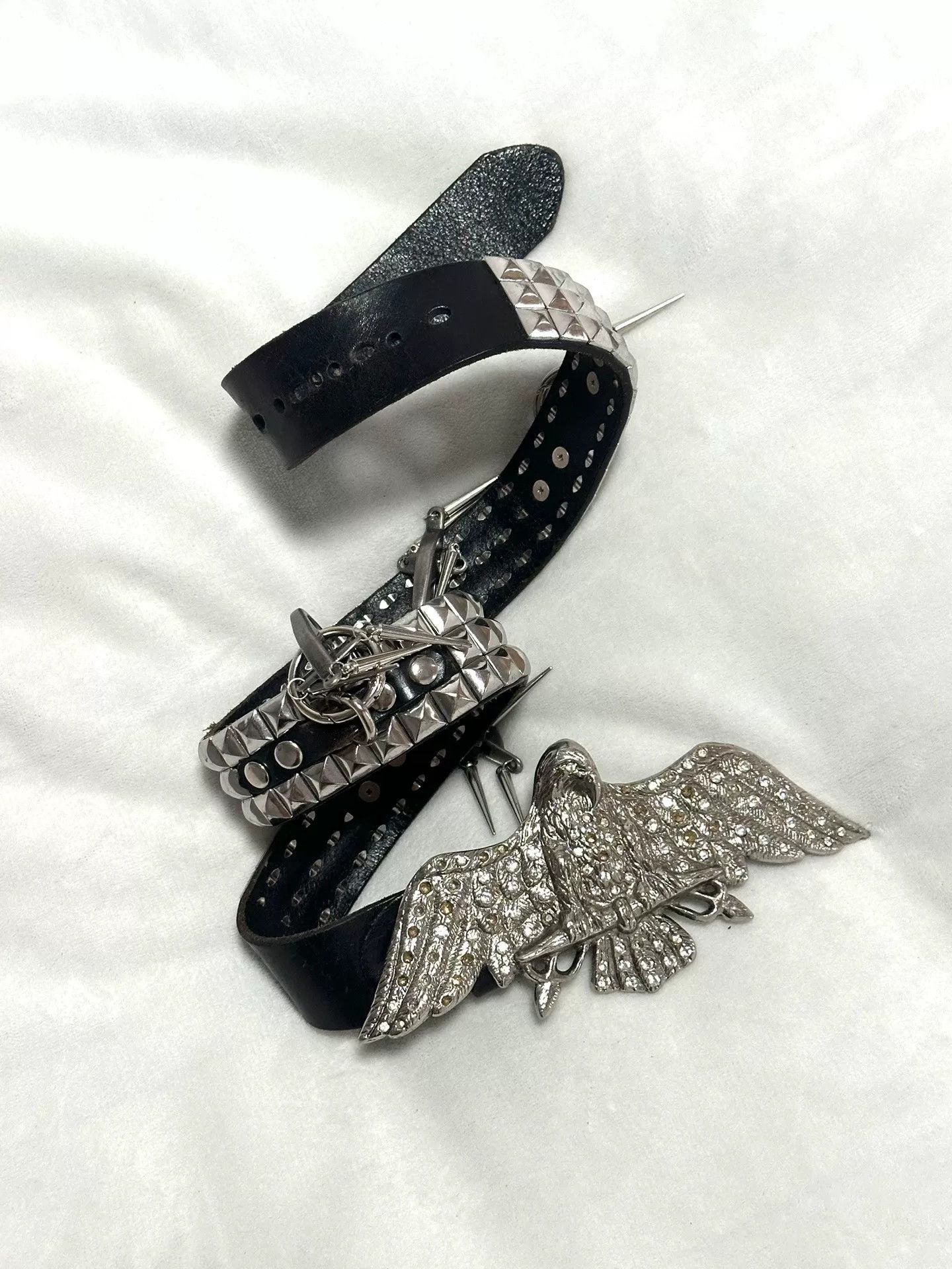 Vintage Vintage Rivet Eagle Belt Size ONE SIZE - 2 Thumbnail