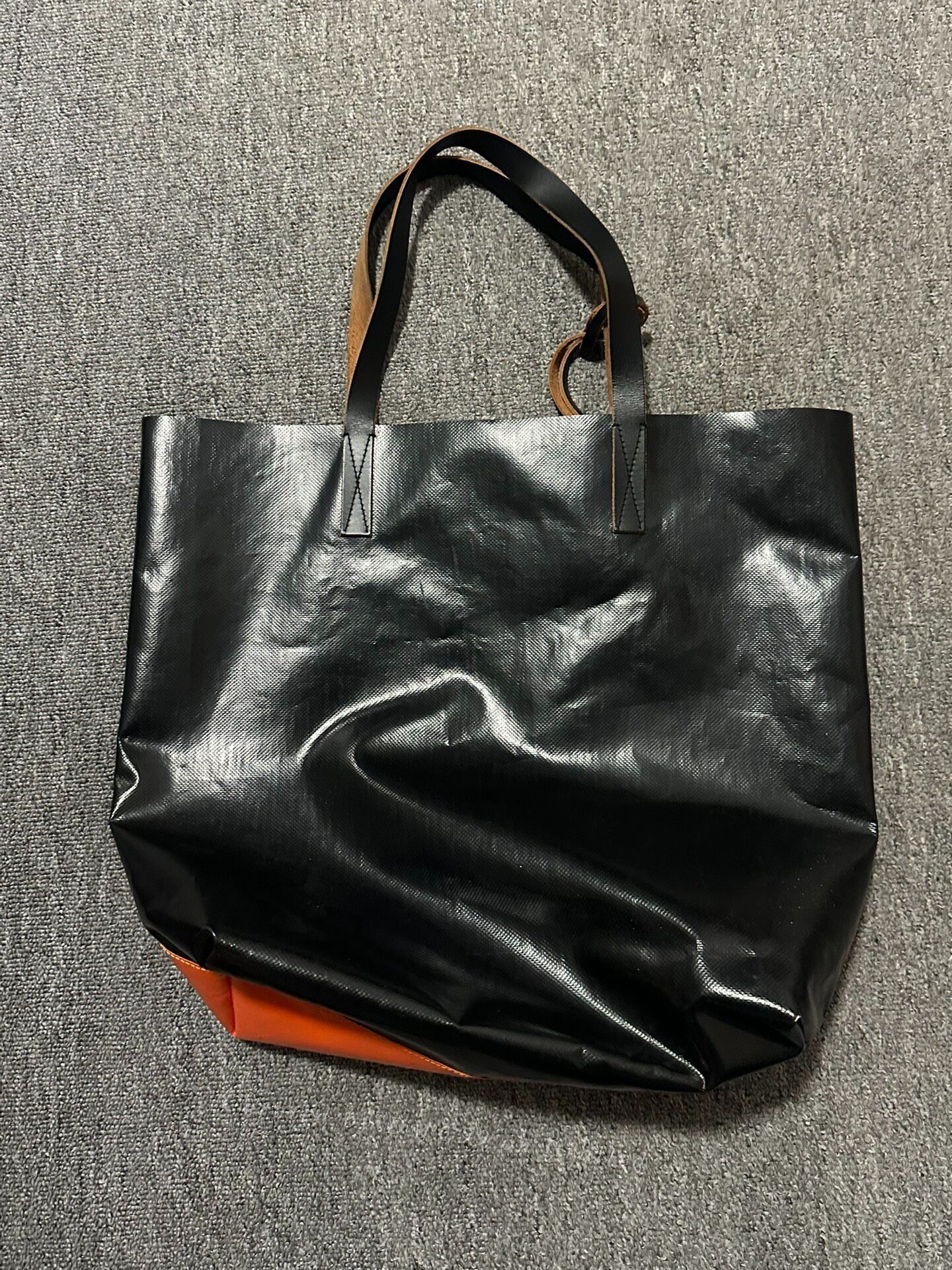 Marni MARNI Black Orange Colorblock Tote Bag Size ONE SIZE - 2 Thumbnail