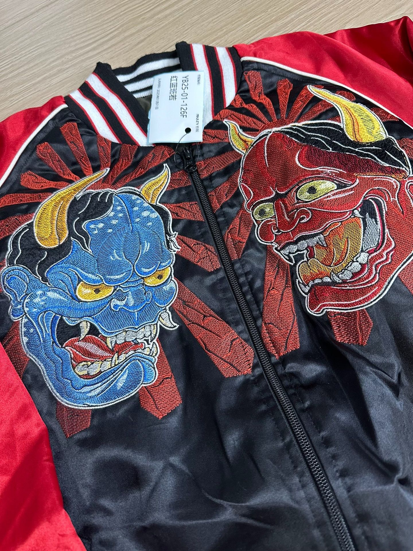 Other Souvenir Jacket Red Blue Hannya Size US M / EU 48-50 / 2 - 4 Thumbnail