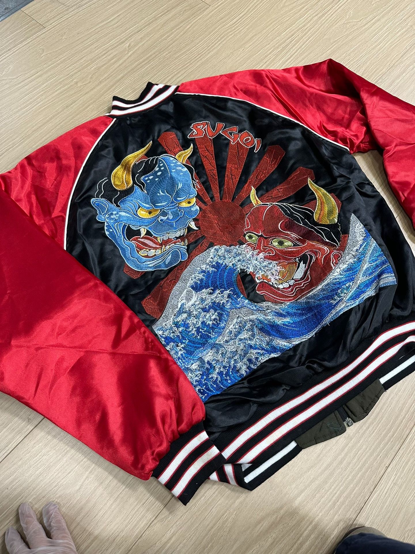 Other Souvenir Jacket Red Blue Hannya Size US M / EU 48-50 / 2 - 3 Thumbnail