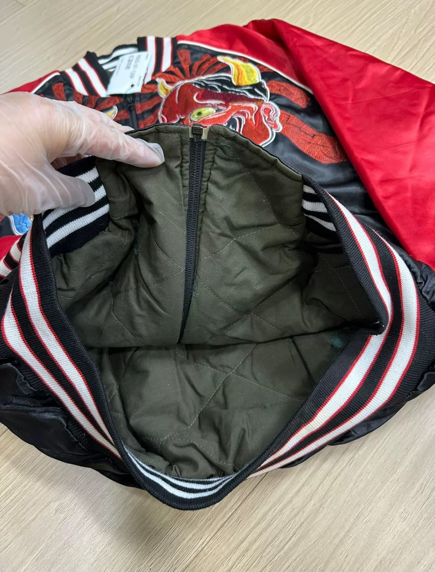 Other Souvenir Jacket Red Blue Hannya Size US M / EU 48-50 / 2 - 2 Thumbnail