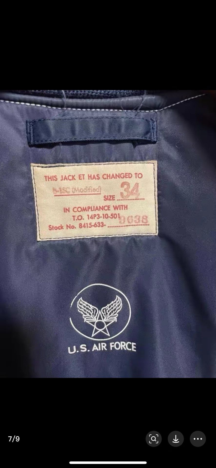 The Real McCoy's The Real McCoy B-15C MA-1 Flight Jacket Size US M / EU 48-50 / 2 - 7 Thumbnail