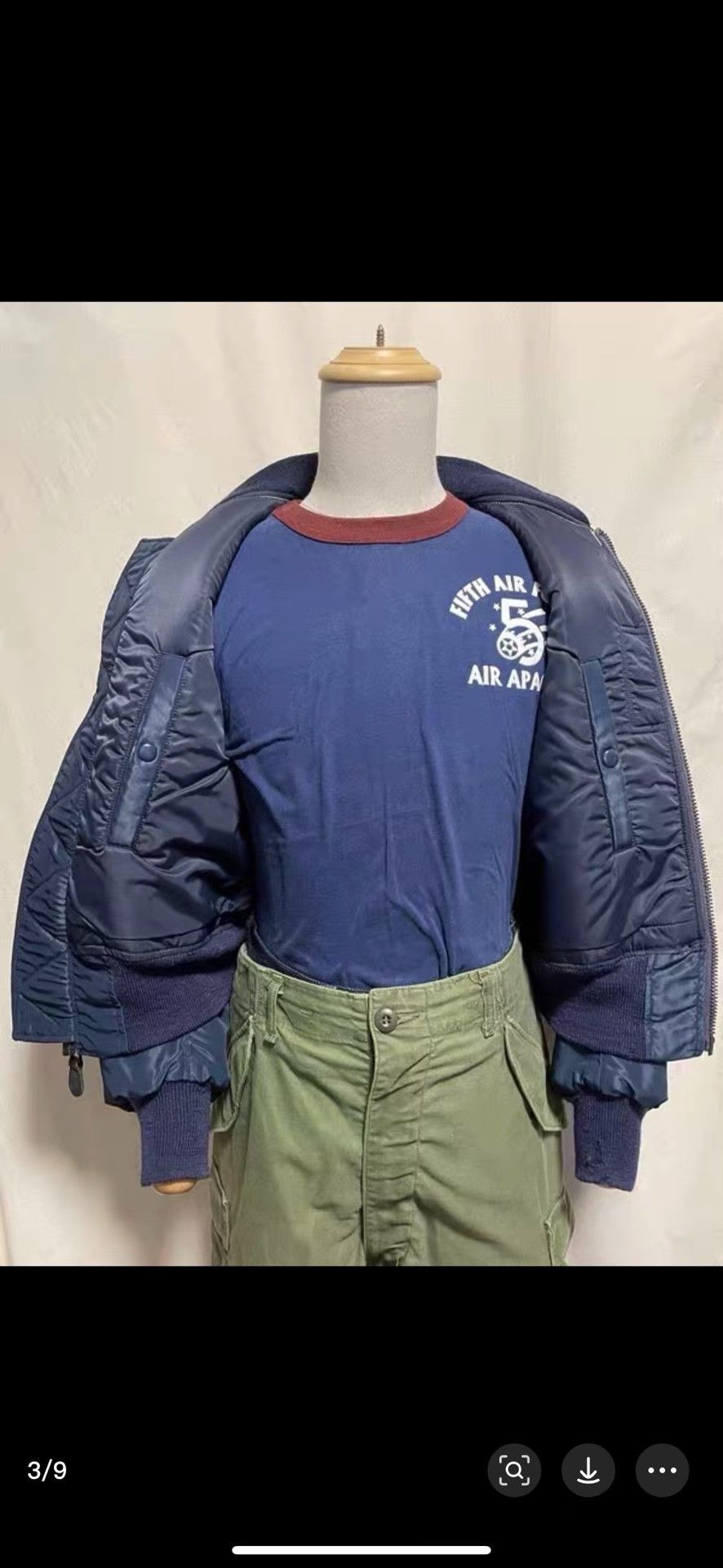 The Real McCoy's The Real McCoy B-15C MA-1 Flight Jacket Size US M / EU 48-50 / 2 - 3 Thumbnail