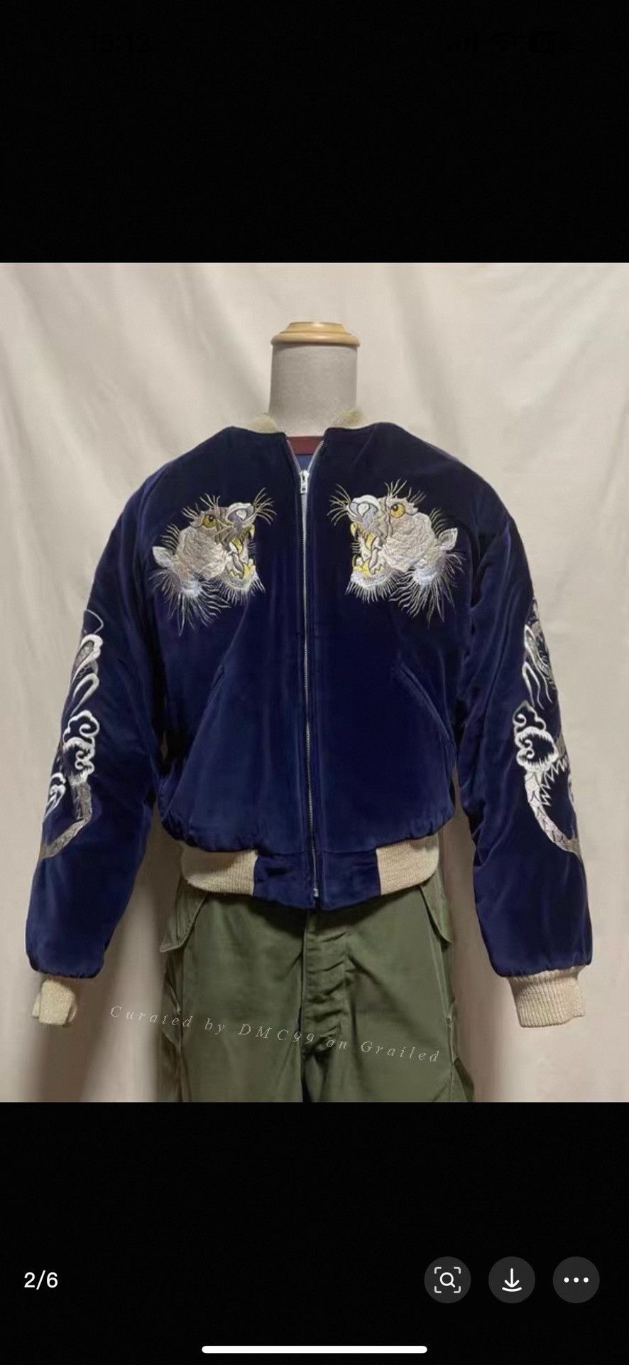 Other Toyo Yokosuka Tiger Eagle Embroidered Jacket Size US M / EU 48-50 / 2 - 2 Thumbnail