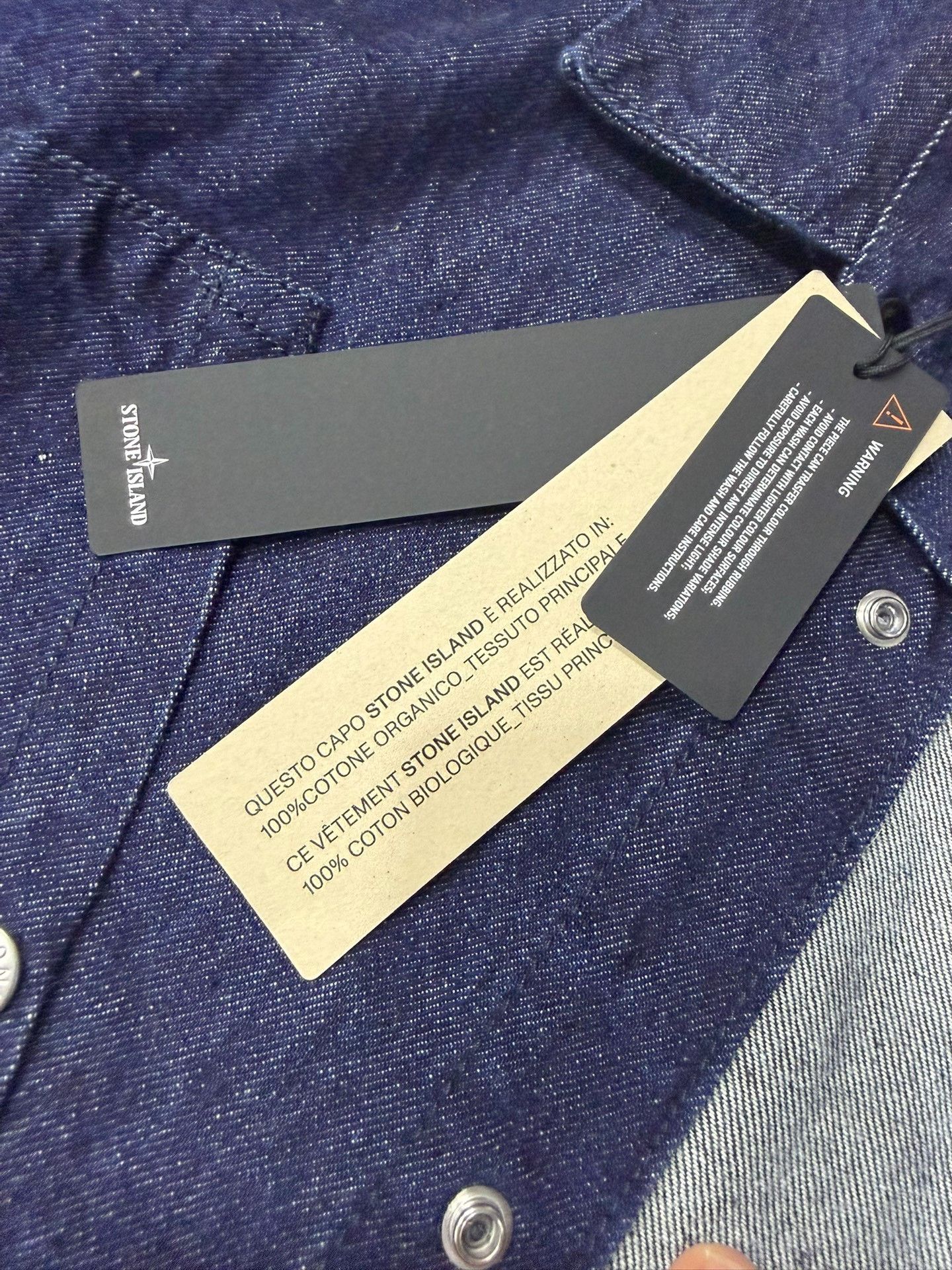 Stone Island Stone Island Rinsed Denim 13.5oz Jacket Size US L / EU 52-54 / 3 - 8 Thumbnail