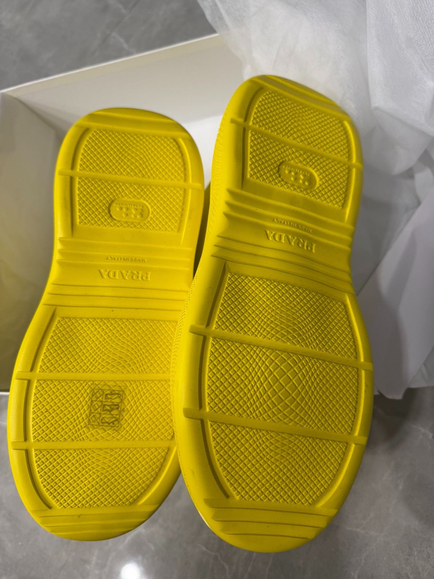 Prada Prada Yellow Short Rain Boots Size US 7 / IT 37 - 4 Thumbnail